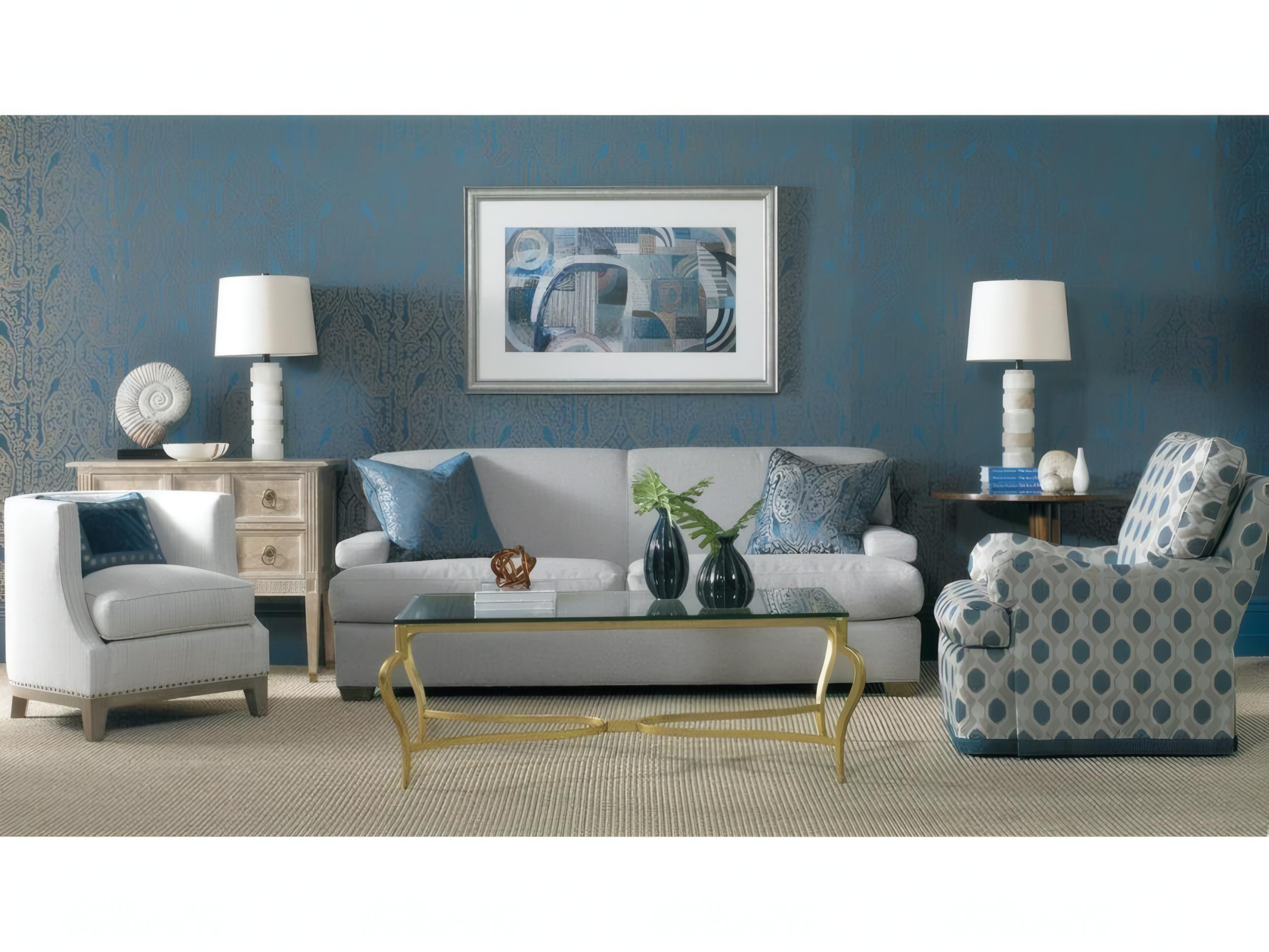 Mr. & Mrs. Howard Muzzy Gray Accent Chair