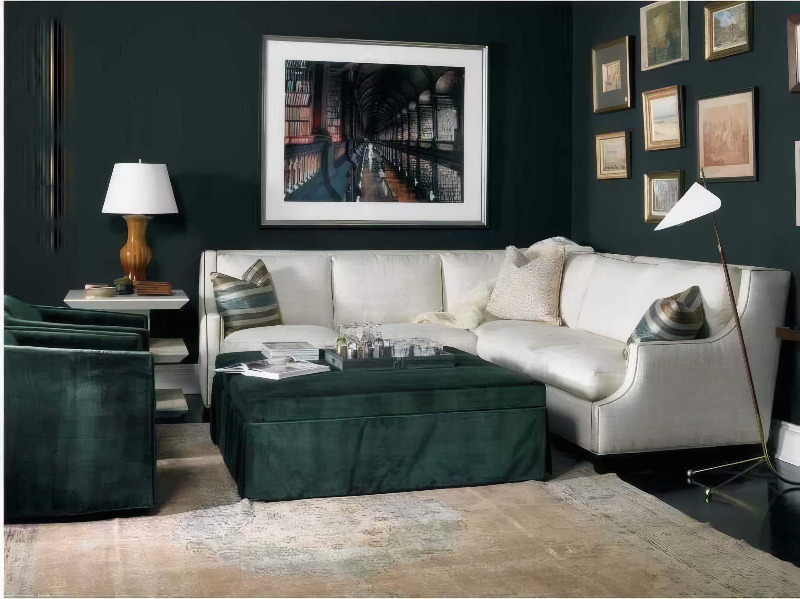 Mr. & Mrs. Howard Manhattan Beige Upholstered Sofa