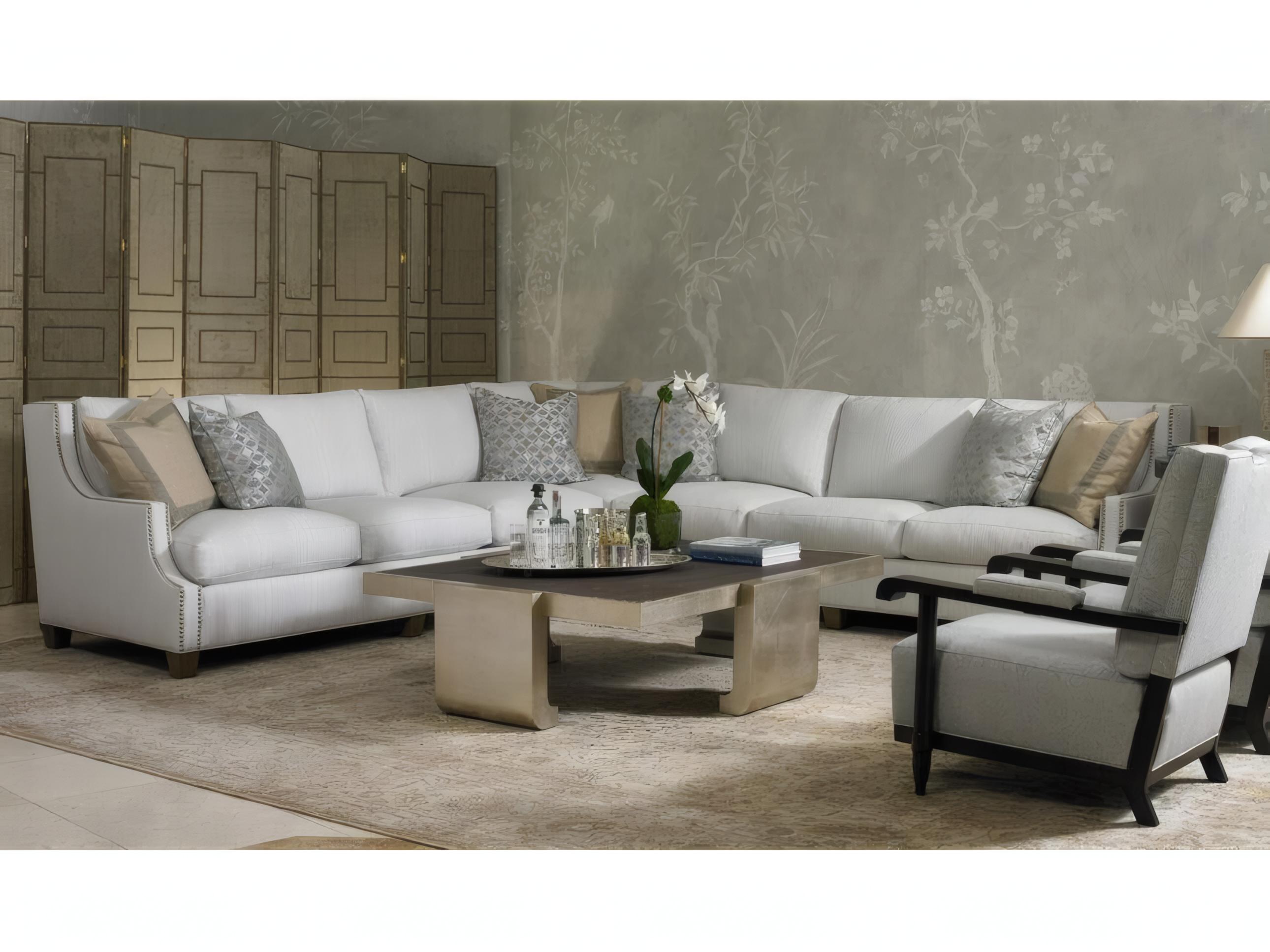 Mr. & Mrs. Howard Manhattan Brown Upholstered Sofa