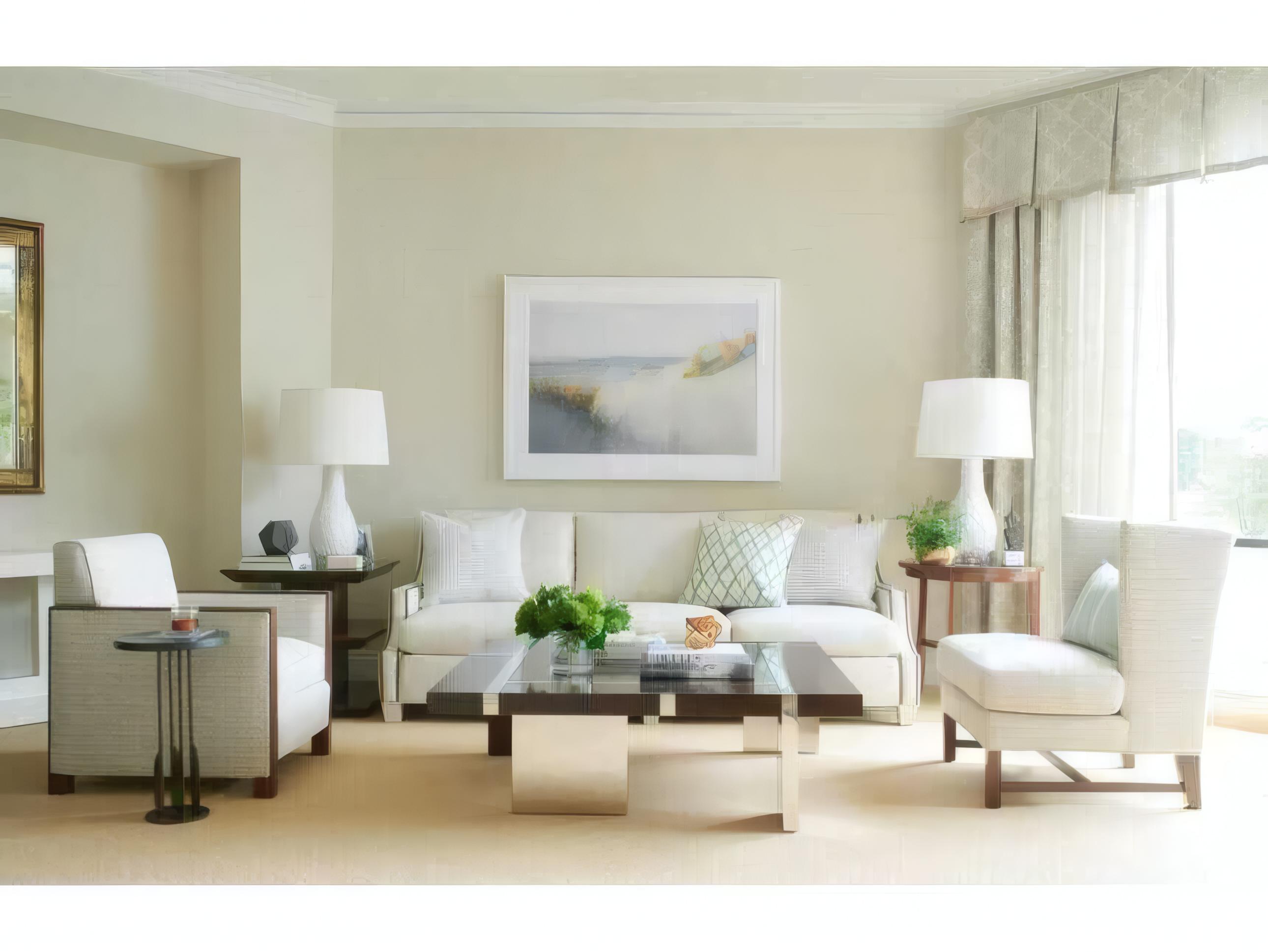 Mr. & Mrs. Howard Manhattan Beige Upholstered Sofa