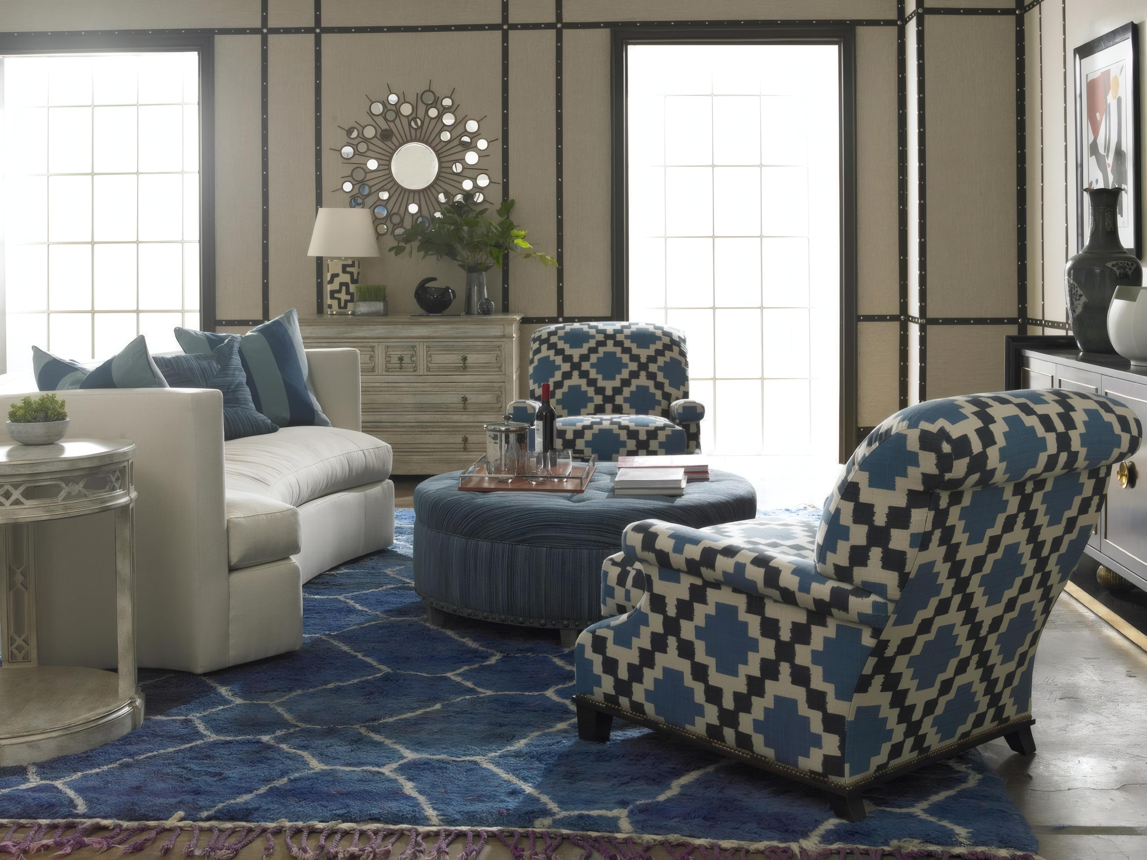 Mr. & Mrs. Howard Arc Beige Upholstered Sofa