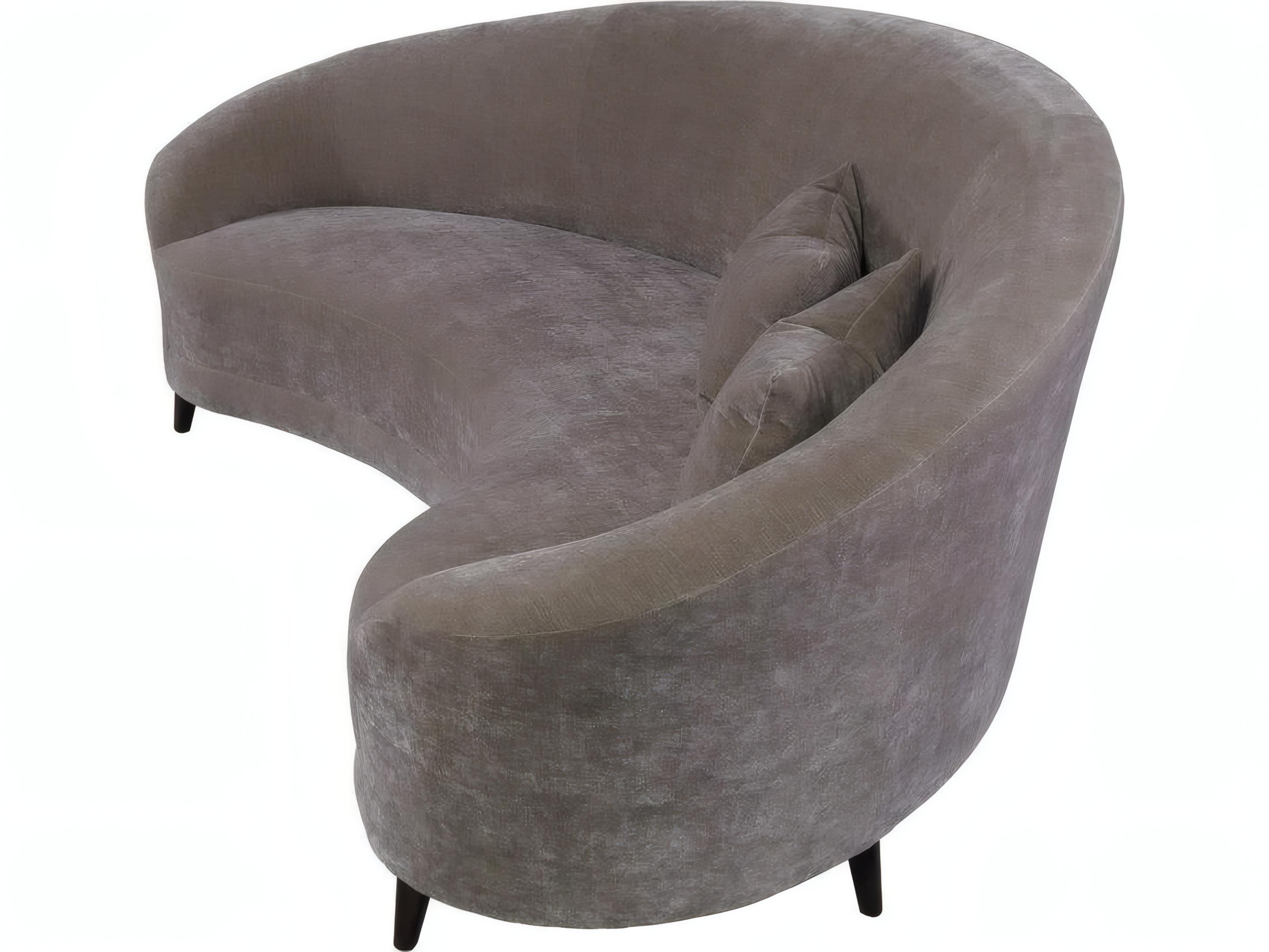 Mr. & Mrs. Howard Emile Gray Upholstered Sofa