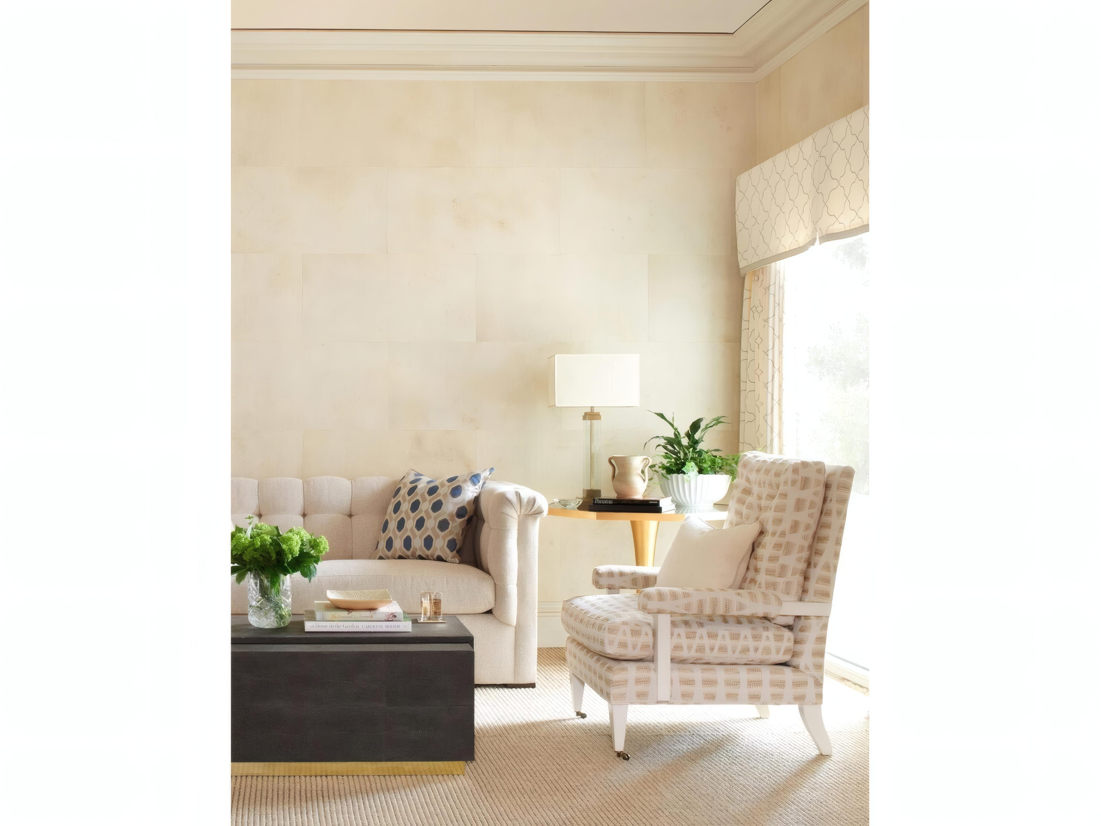 Mr. & Mrs. Howard Milo Beige Upholstered Sofa