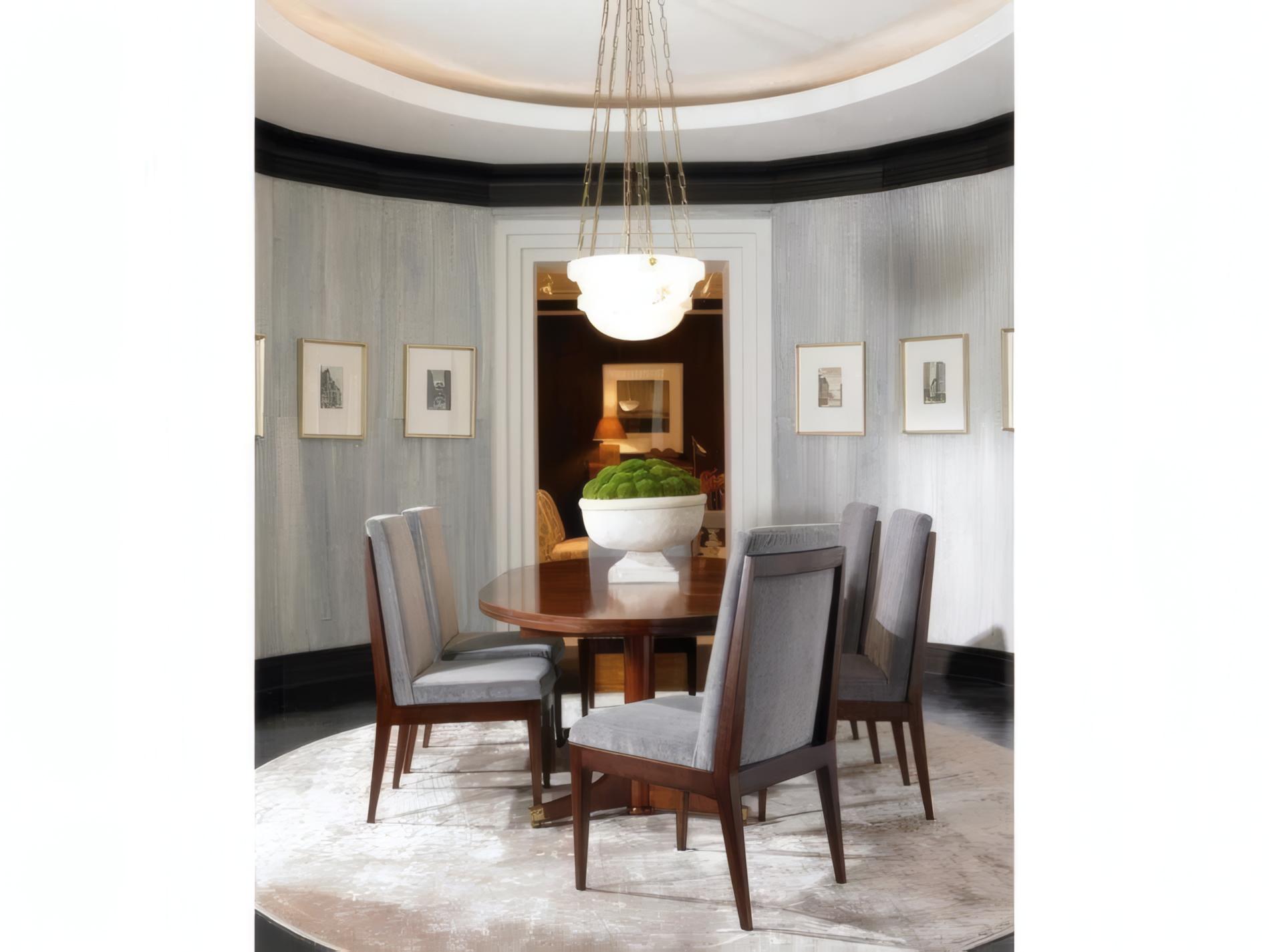 Mr. & Mrs. Howard London Oval Wood Dining Table