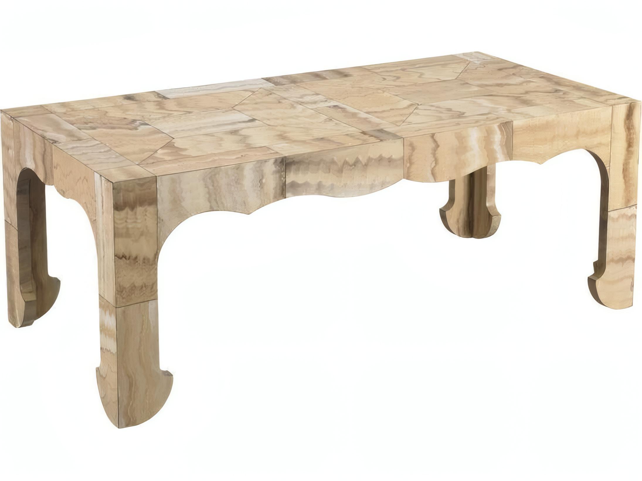 Mr. & Mrs. Howard Paris Rectangular Wood Coffee Table