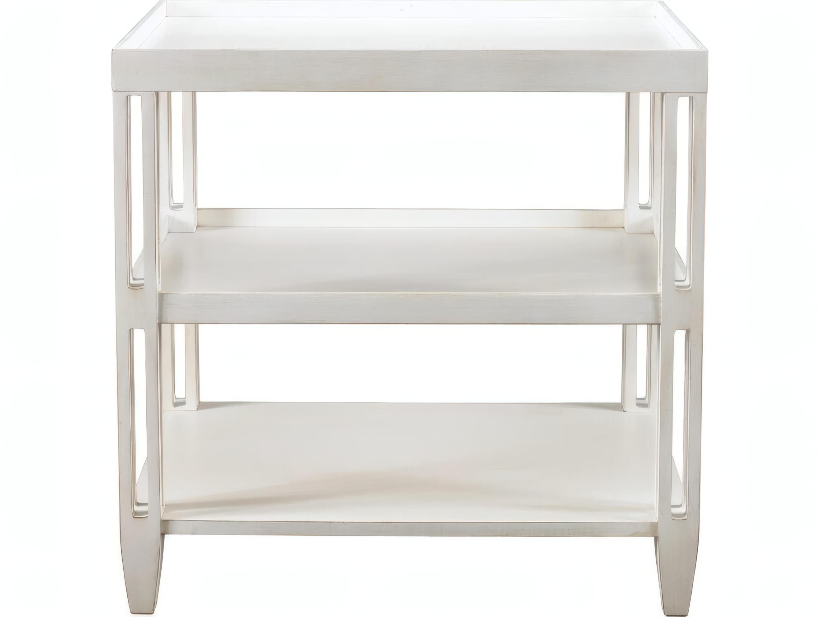 Mr. & Mrs. Howard Rennies Rectangular Wood End Table