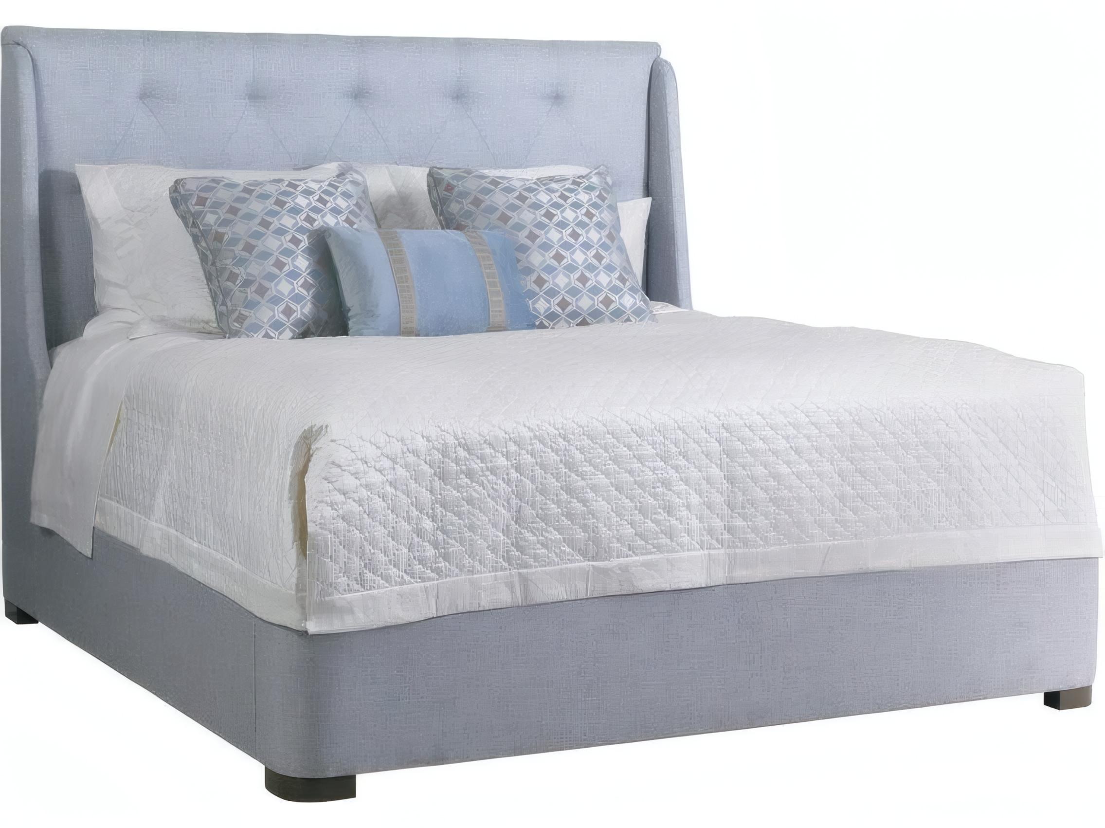 Mr. & Mrs. Howard Cheryl Brown Hardwood Upholstered King Panel Bed