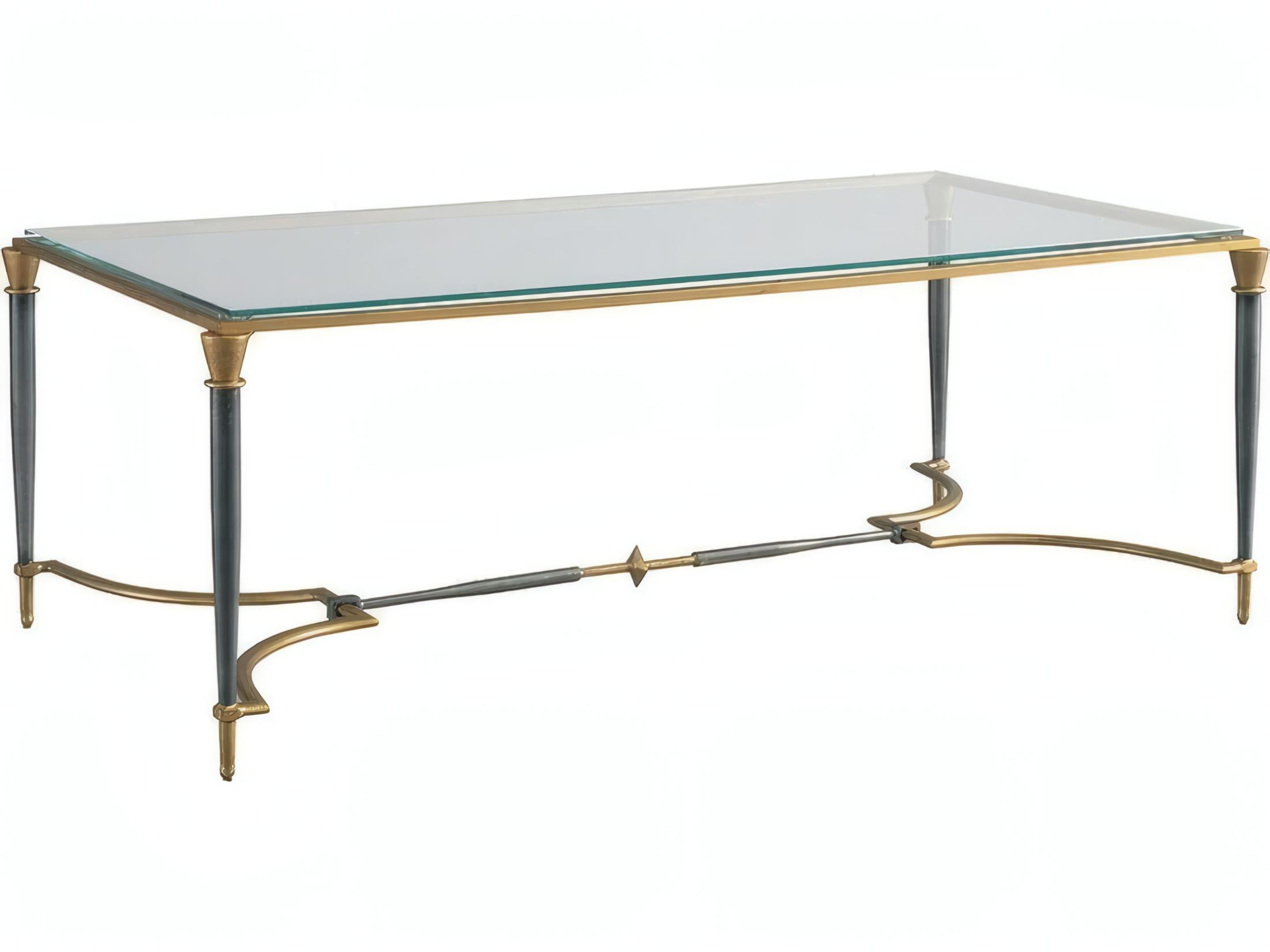 Mr. & Mrs. Howard The Josef Rectangular Glass Coffee Table