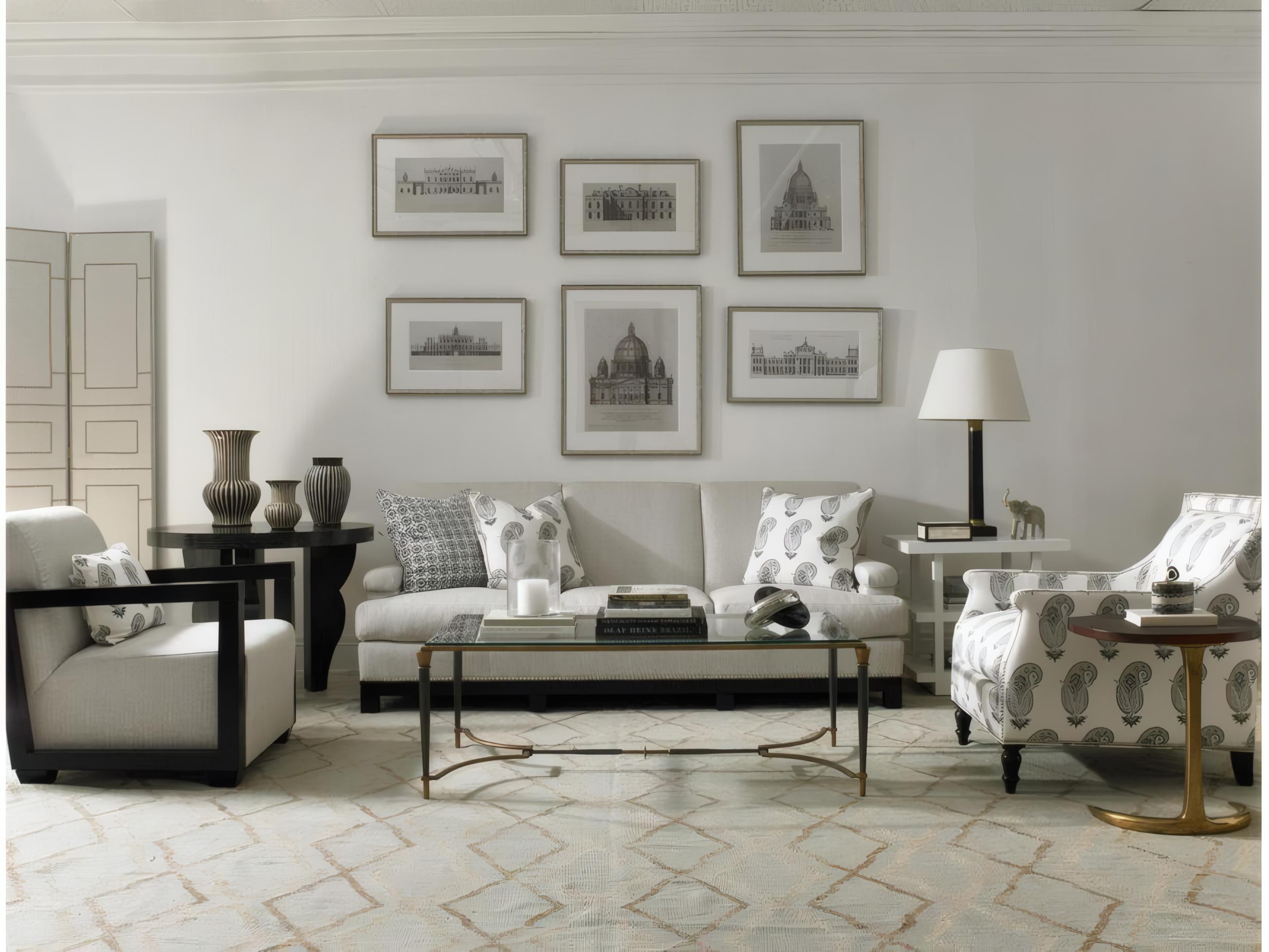 Mr. & Mrs. Howard The Josef Rectangular Glass Coffee Table