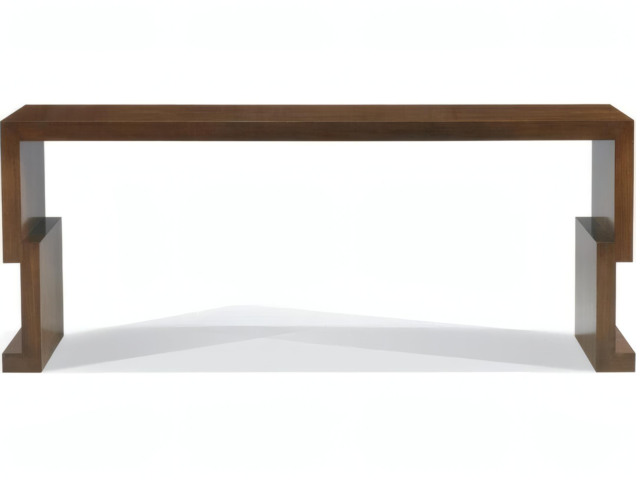 Mr. & Mrs. Howard Kang Rectangular Wood Console Table