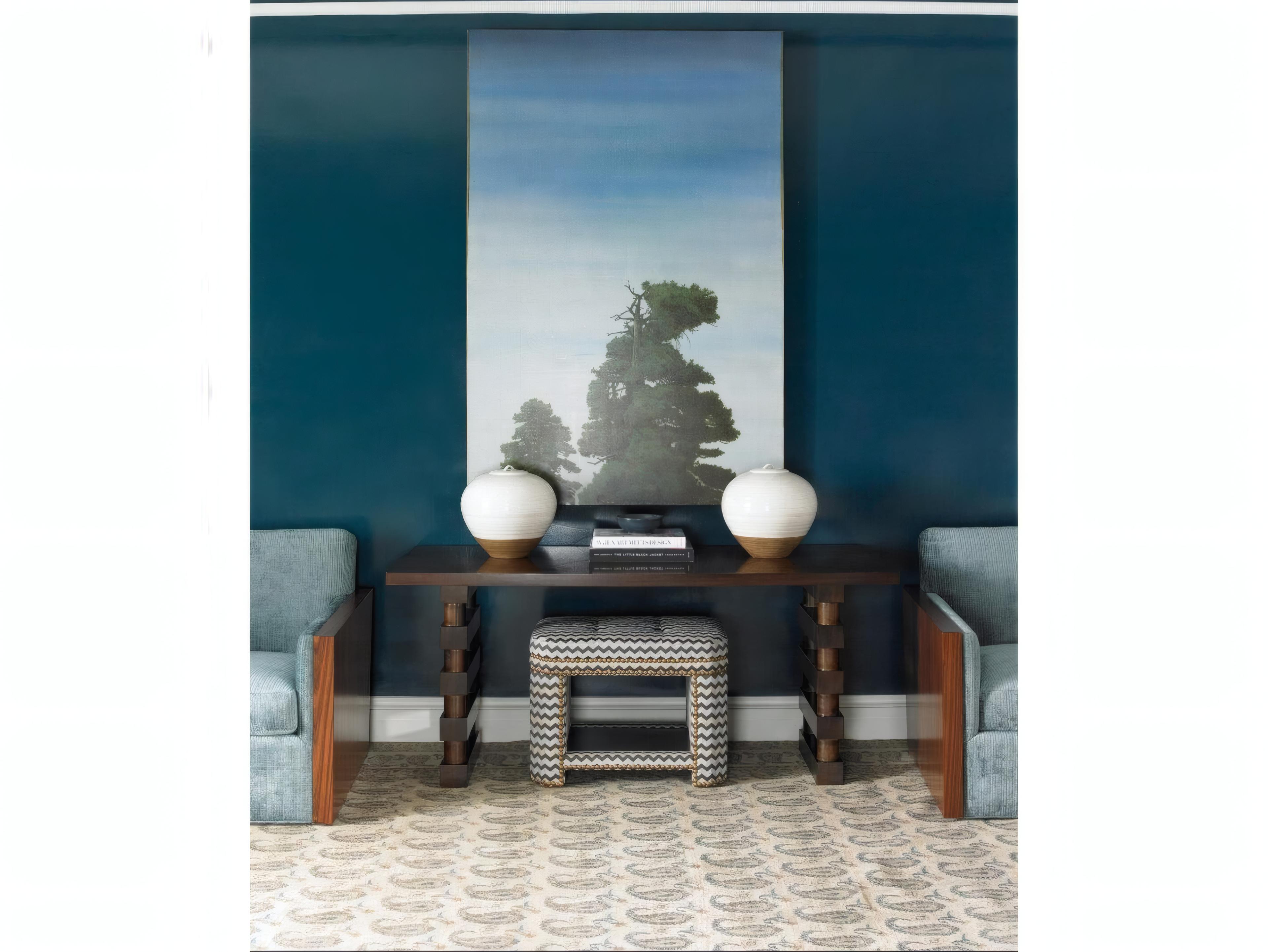 Mr. & Mrs. Howard Colefax Rectangular Wood Console Table