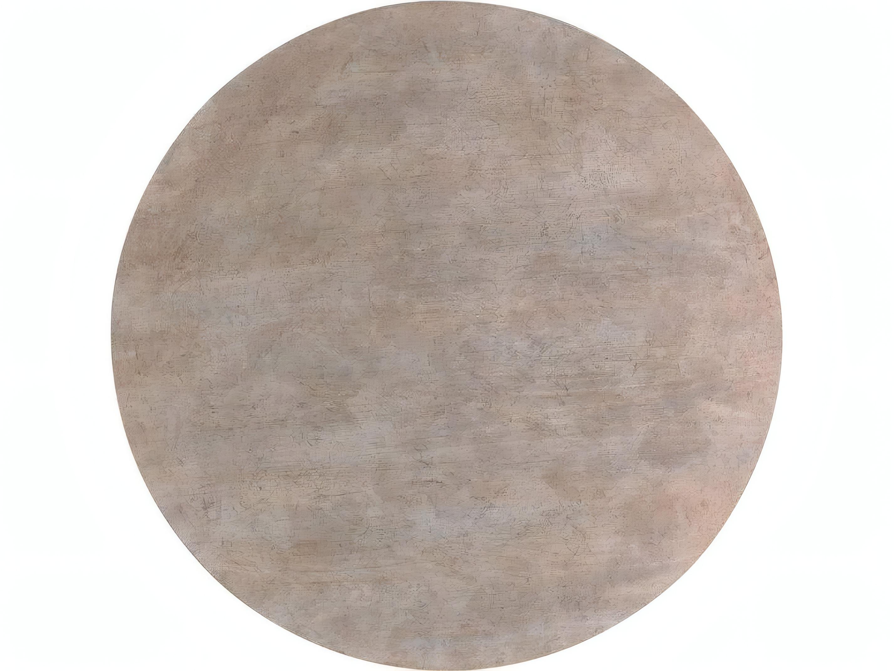 Mr. & Mrs. Howard Cyma Round Wood End Table