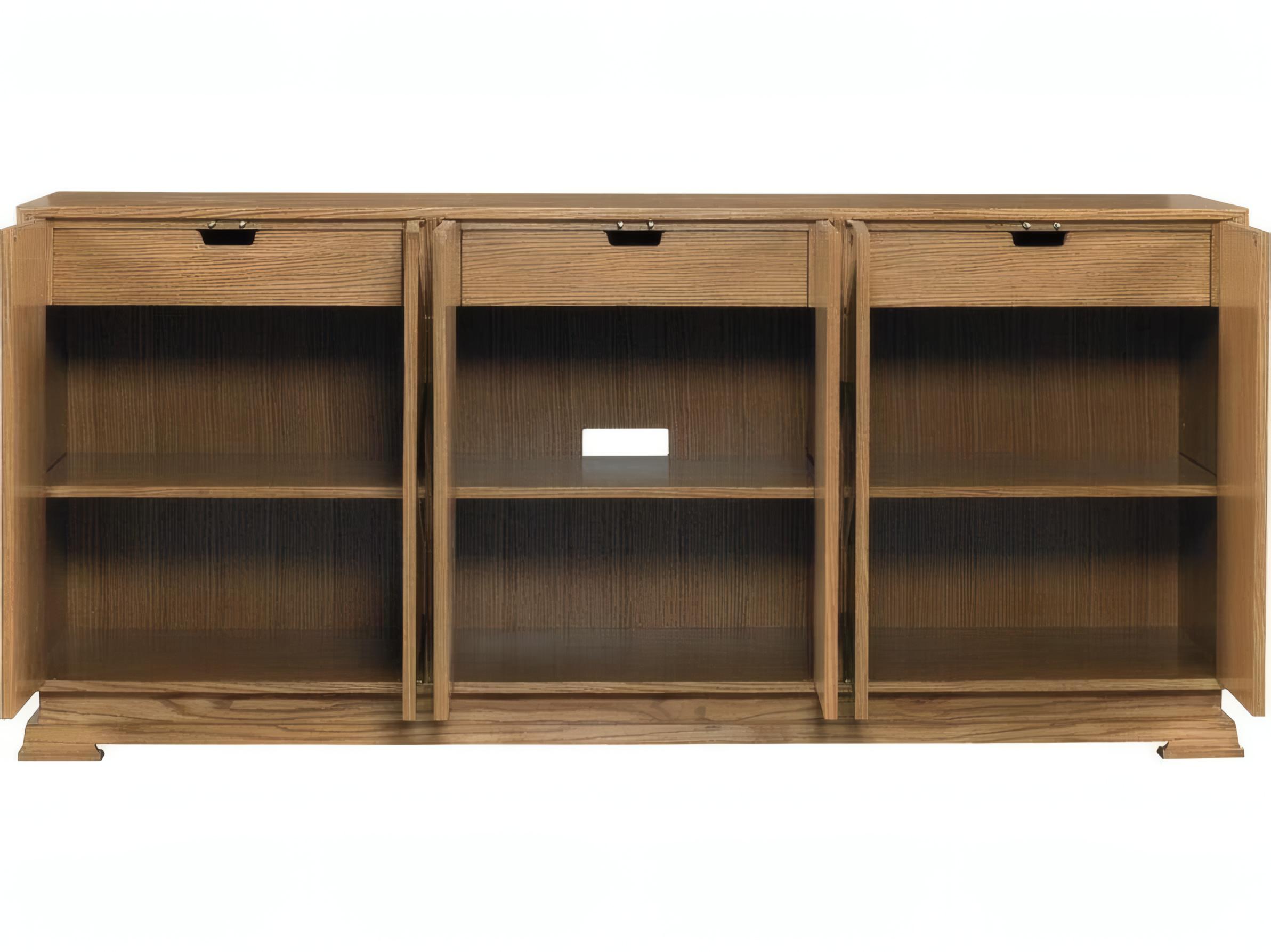 Mr. & Mrs. Howard Letitia 80" Burlwood Natural Oak Sideboard
