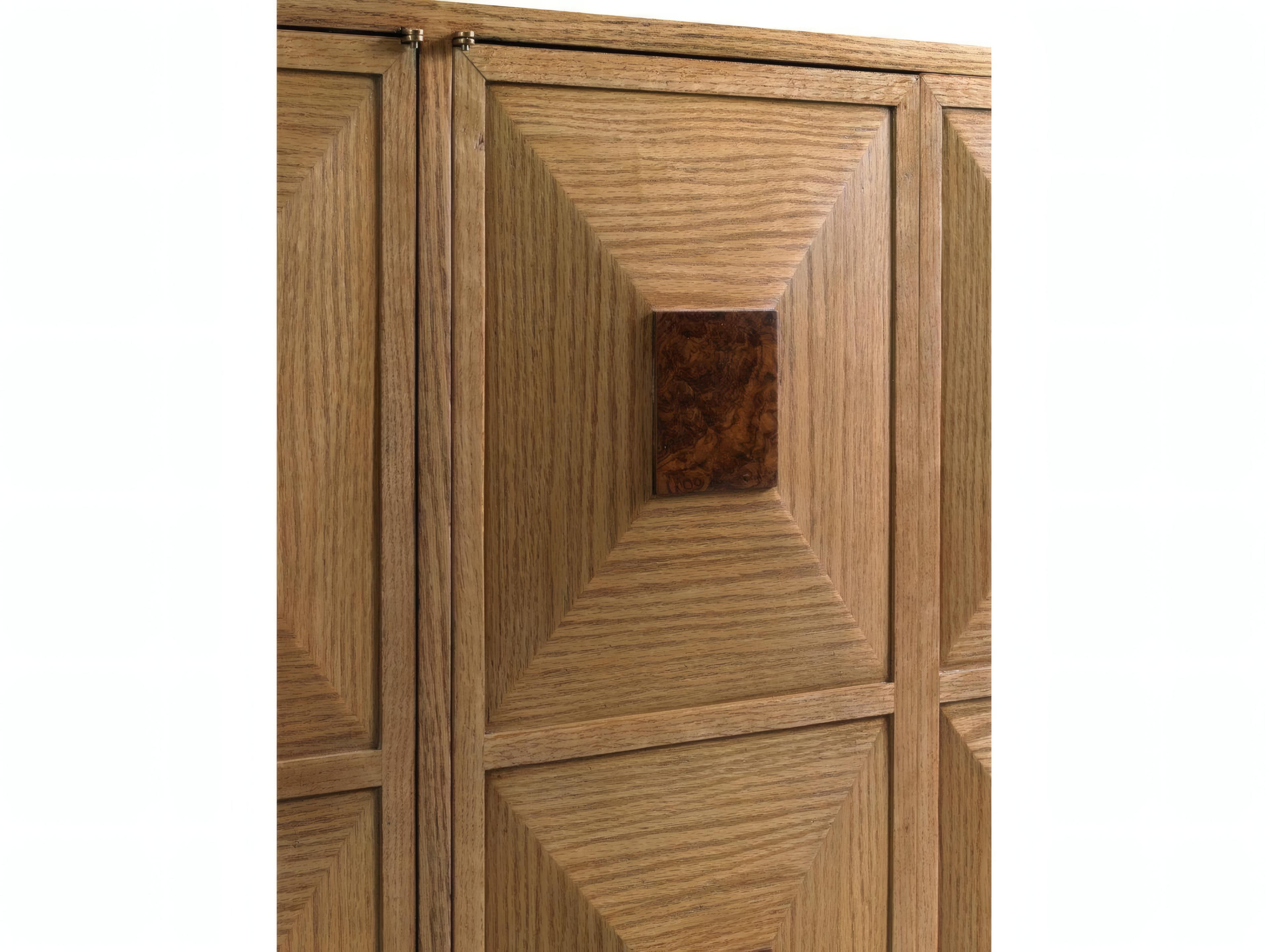 Mr. & Mrs. Howard Letitia 80" Burlwood Natural Oak Sideboard