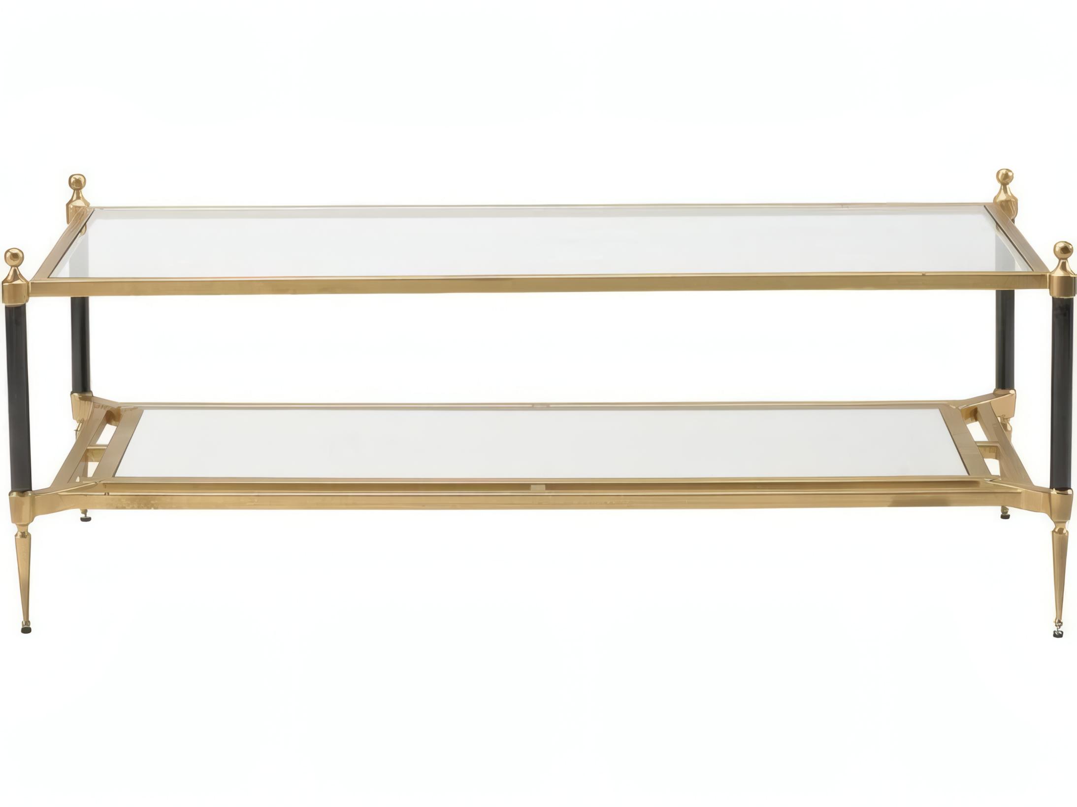 Mr. & Mrs. Howard Pierre Rectangular Glass Coffee Table