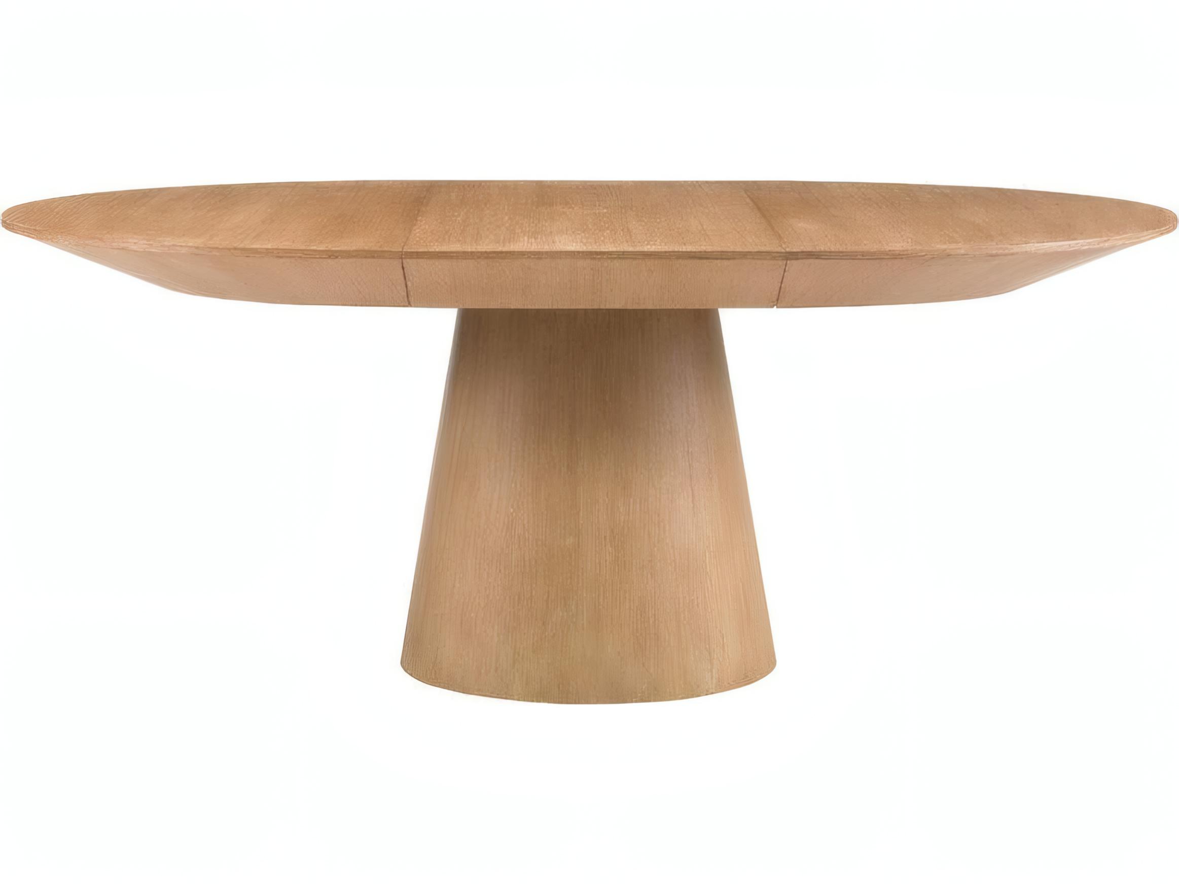 Mr. & Mrs. Howard Discus Round Wood Dining Table