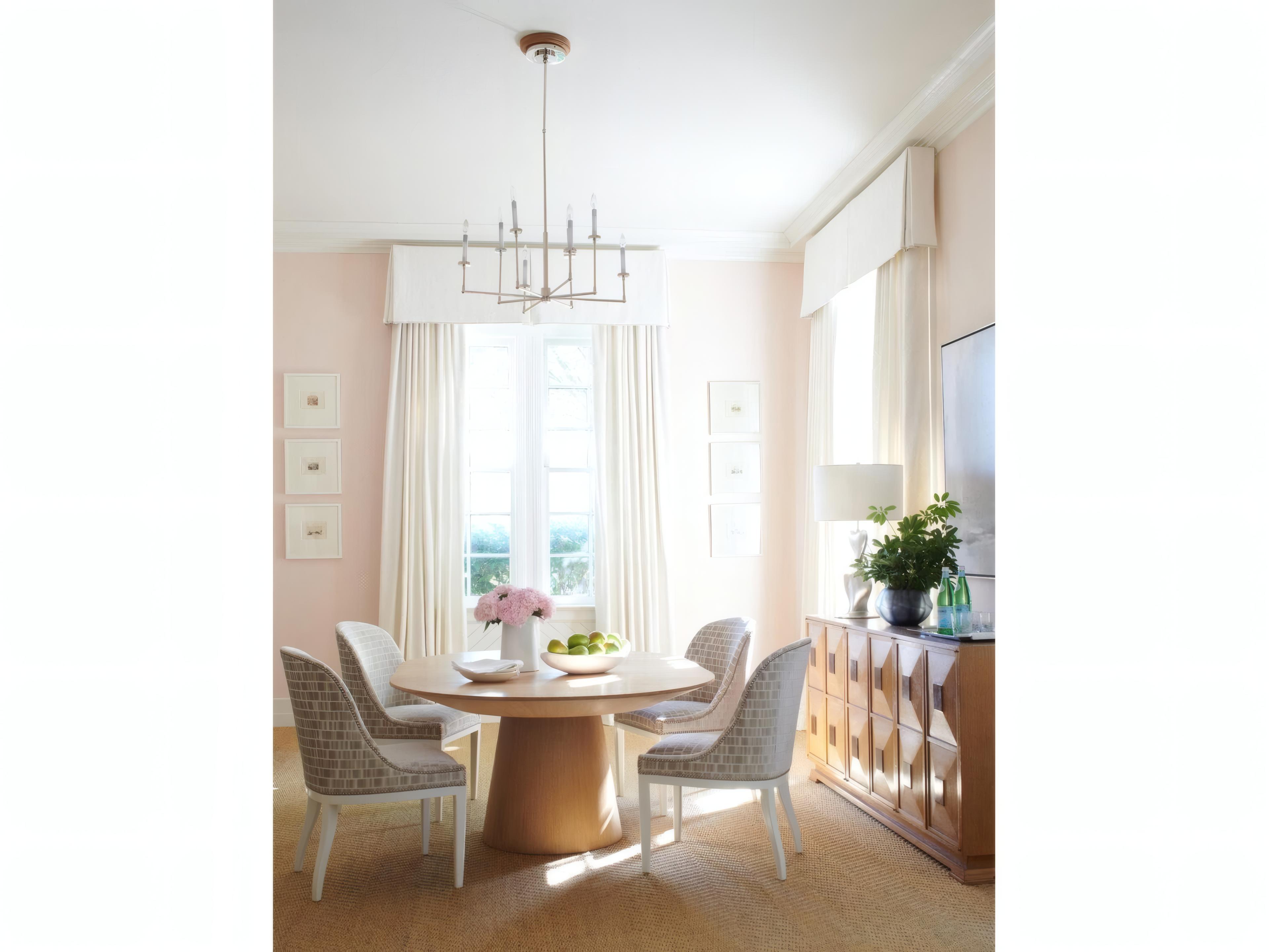 Mr. & Mrs. Howard Discus Round Wood Dining Table