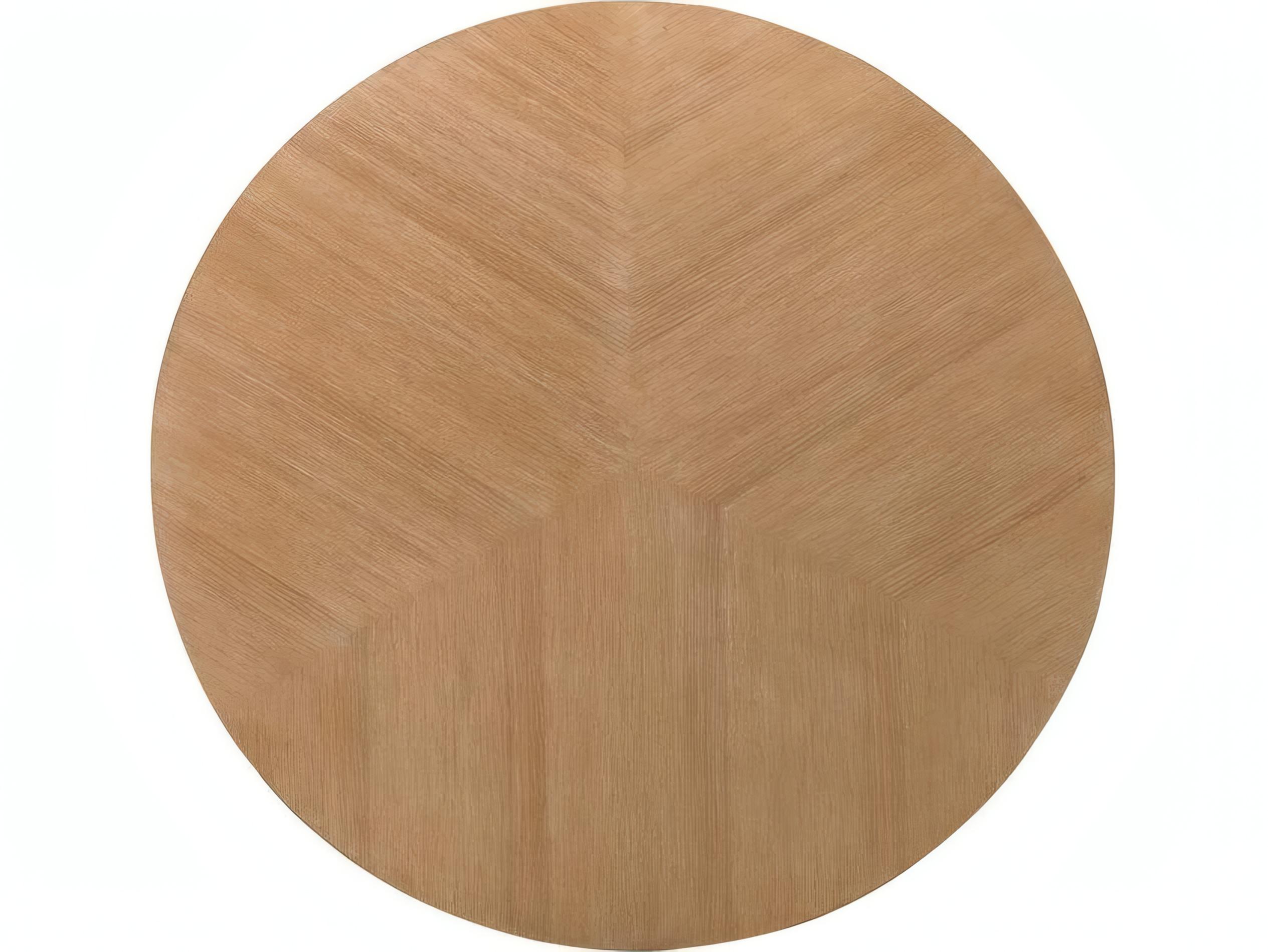 Mr. & Mrs. Howard Fairchild Round Wood End Table