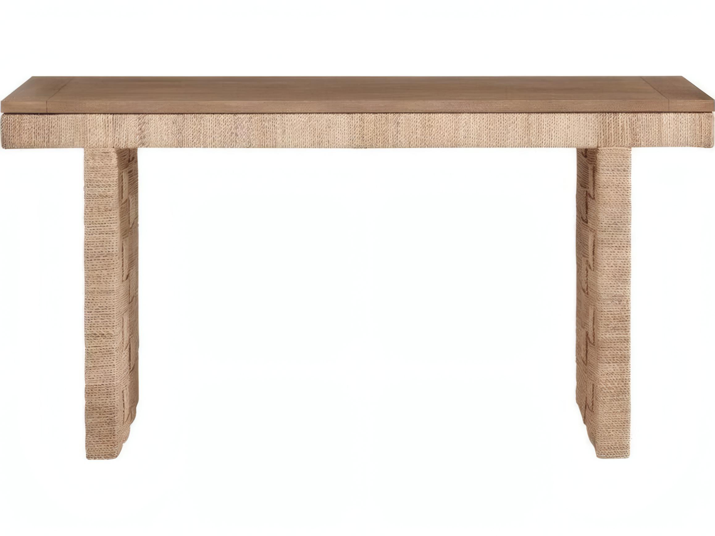 Mr. & Mrs. Howard Frankl Rectangular Wood Au Naturel Console Table