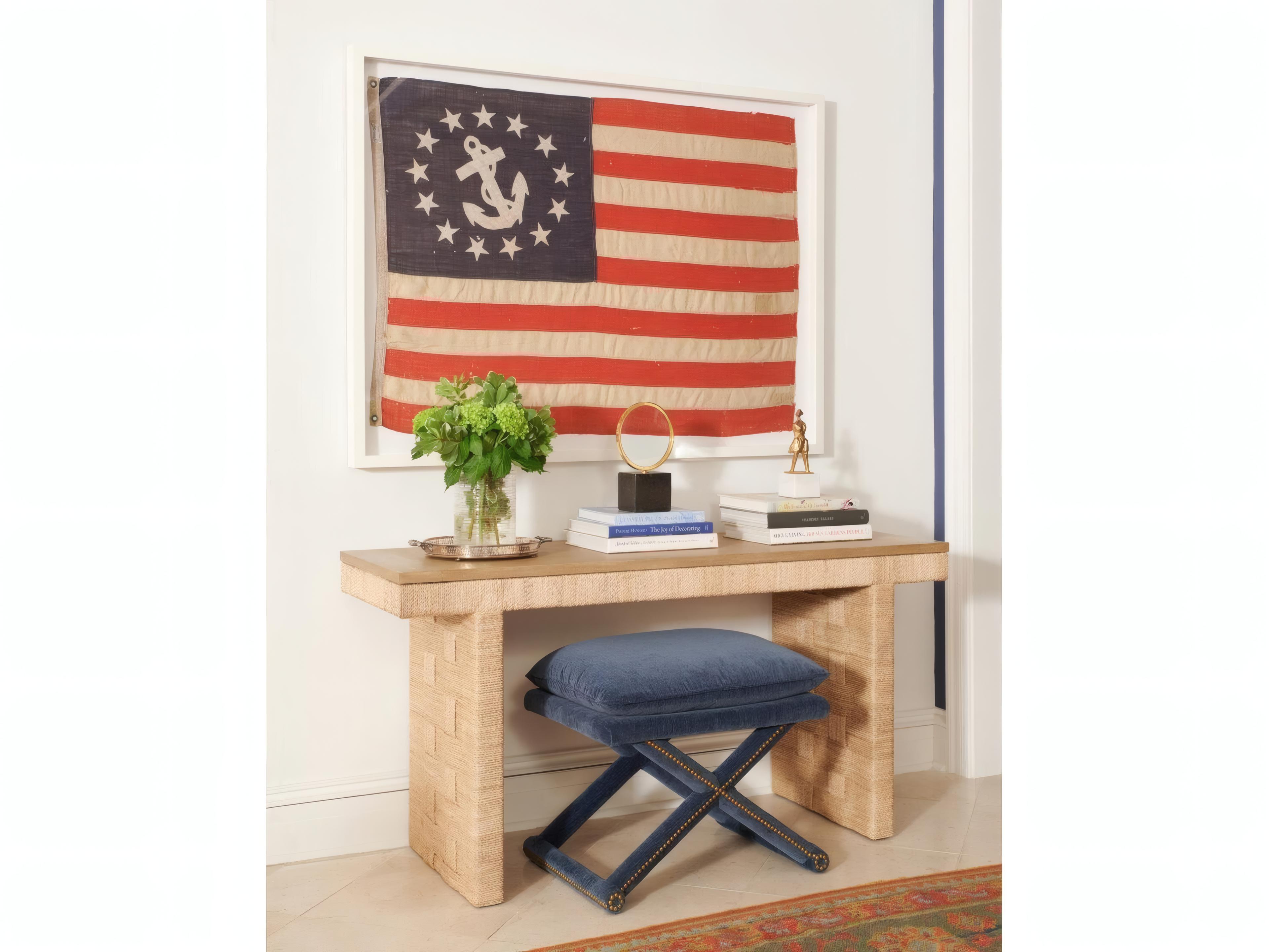 Mr. & Mrs. Howard Frankl Rectangular Wood Au Naturel Console Table
