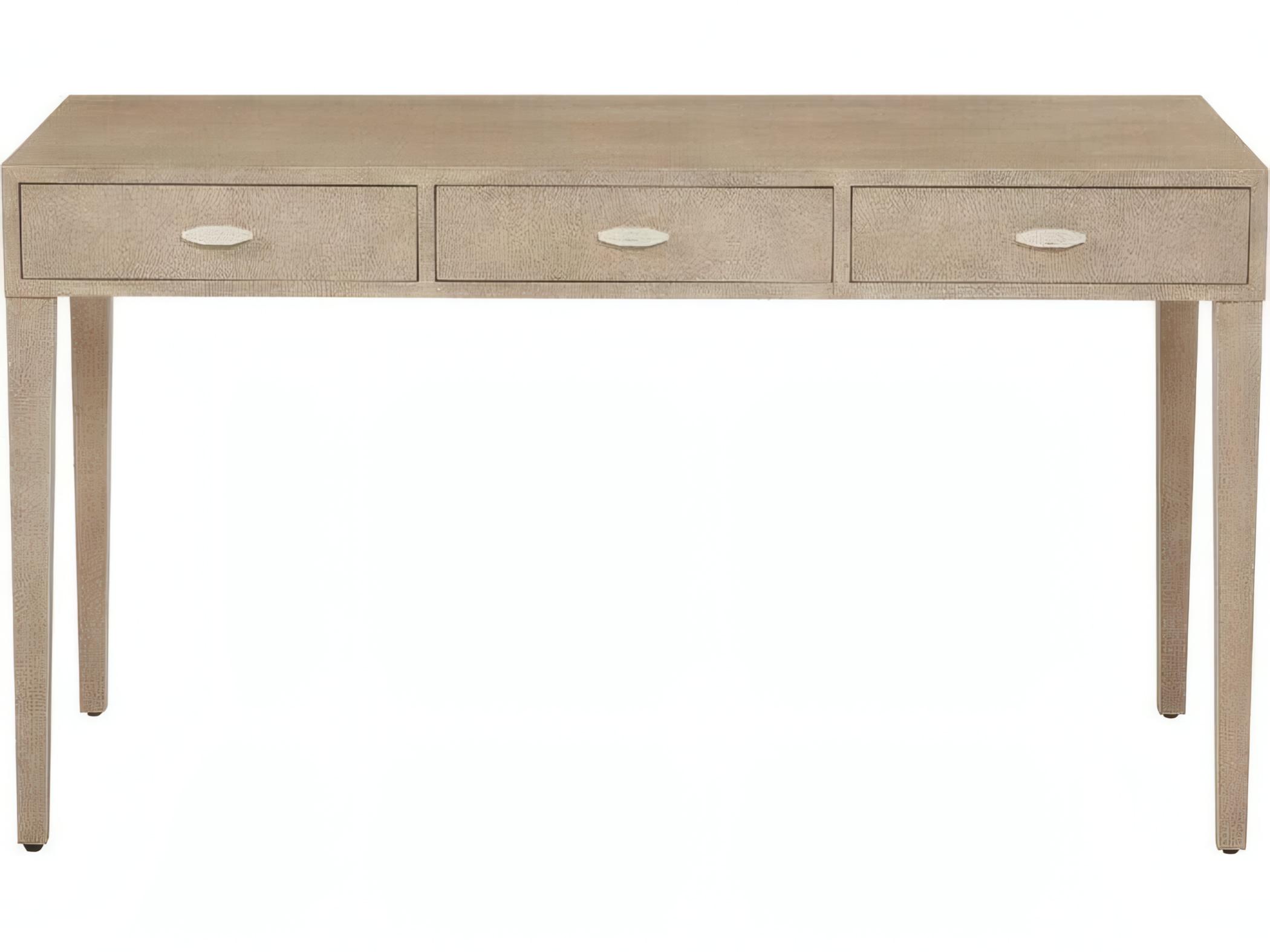 Mr. & Mrs. Howard Leleu Butter Natural Hardwood Writing Desk