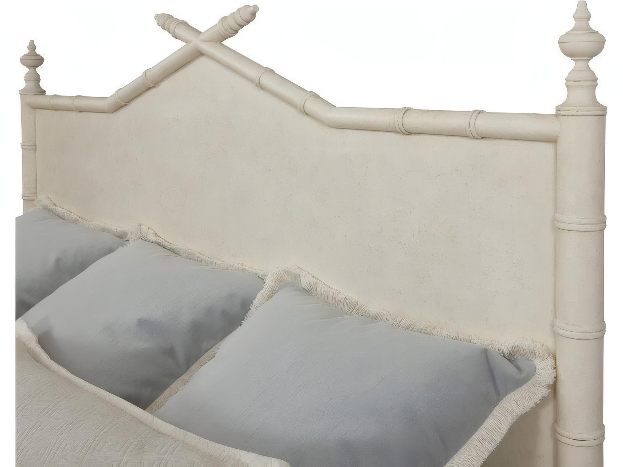 Mr. & Mrs. Howard Bambu Beige Beech Wood King Panel Bed