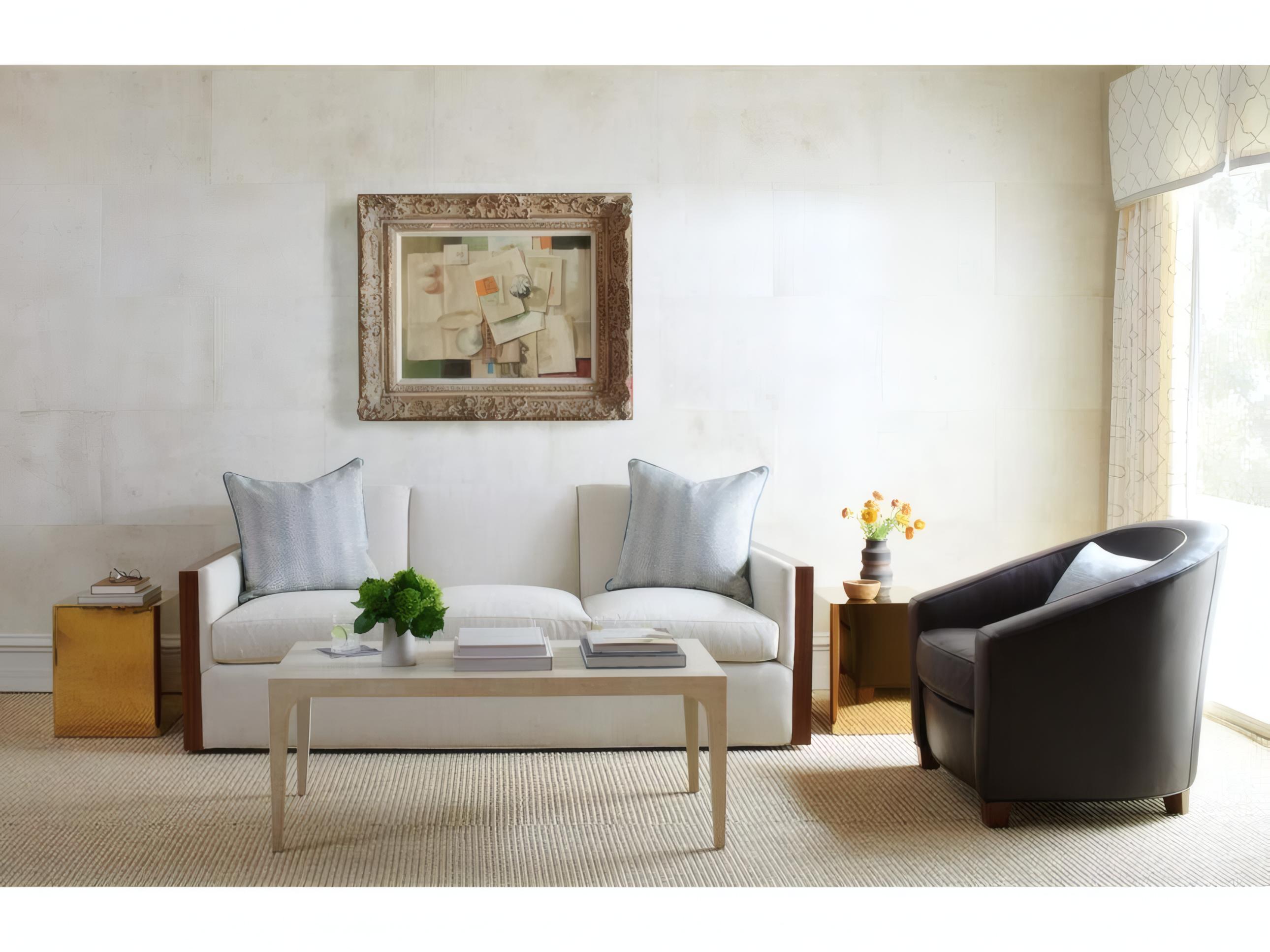 Mr. & Mrs. Howard Gabriel Rectangular Wood Limed Coffee Table