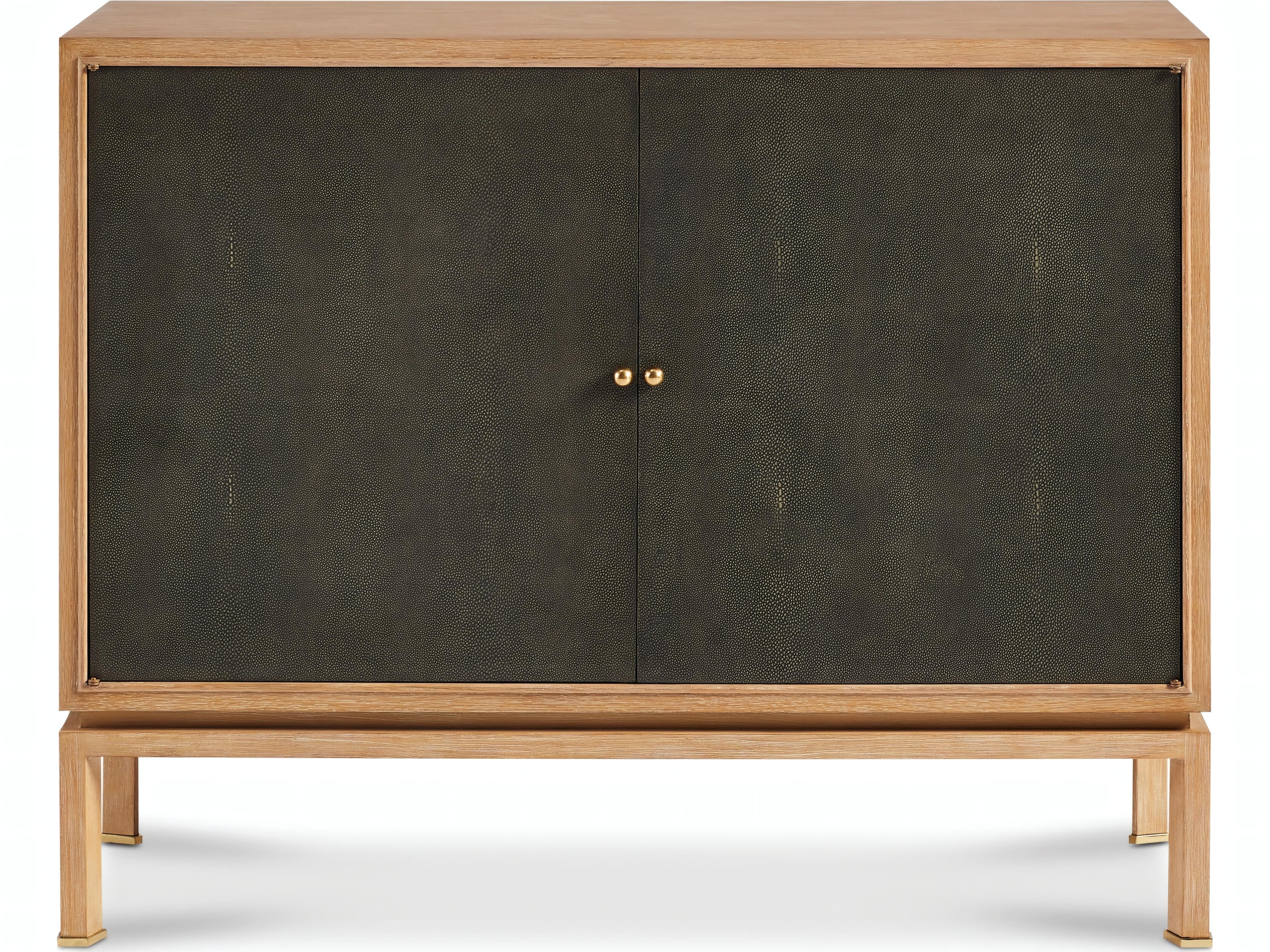 Mr. & Mrs. Howard Archie Brown Oak Wood Accent Chest