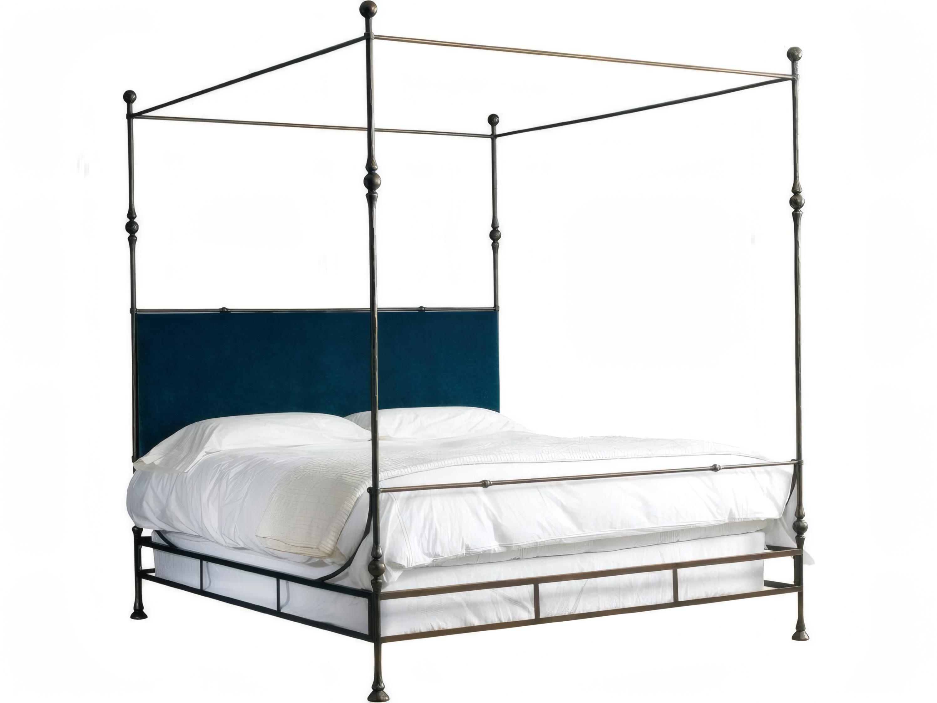 Mr. & Mrs. Howard Tuscan Bronze Upholstered King Poster Bed