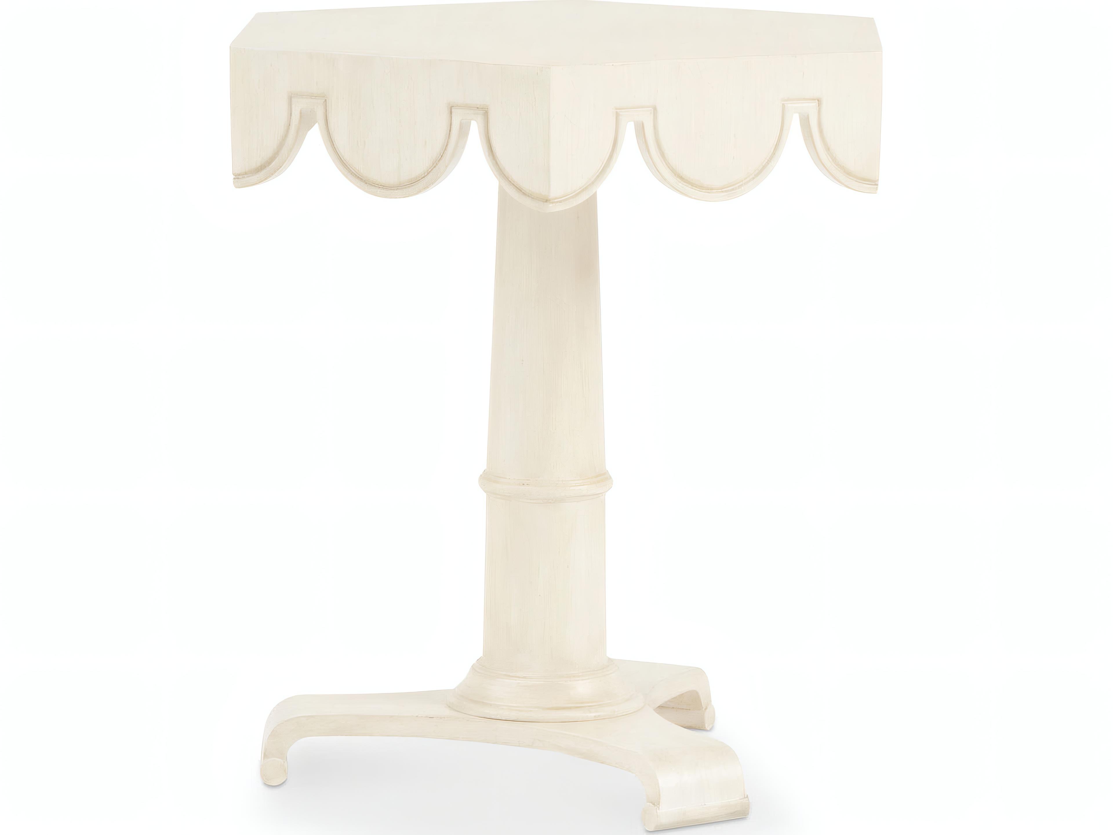 Mr. & Mrs. Howard Andrea Hexagon Wood End Table