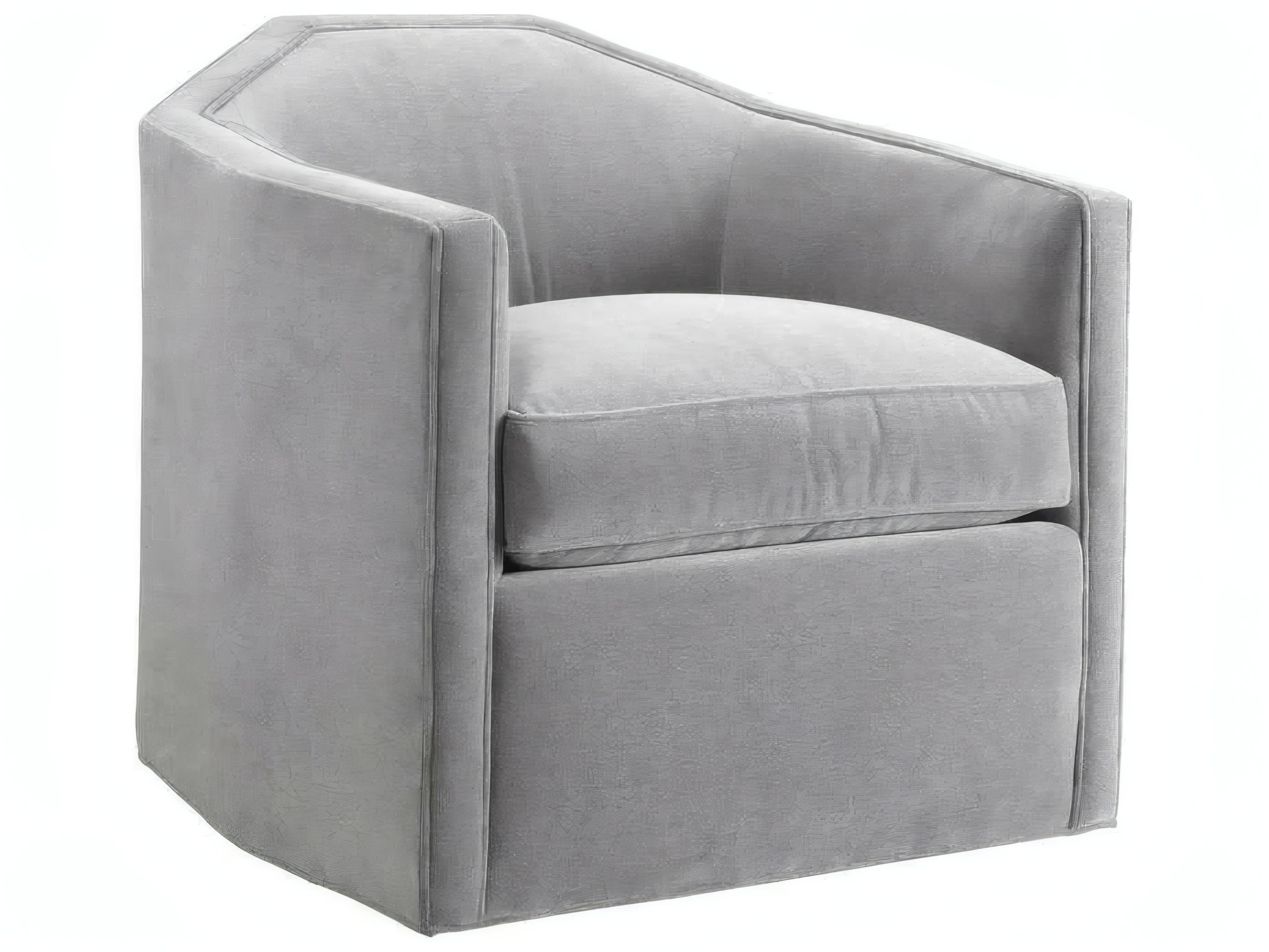 Mr. & Mrs. Howard Speakeasy Swivel Blue Accent Chair