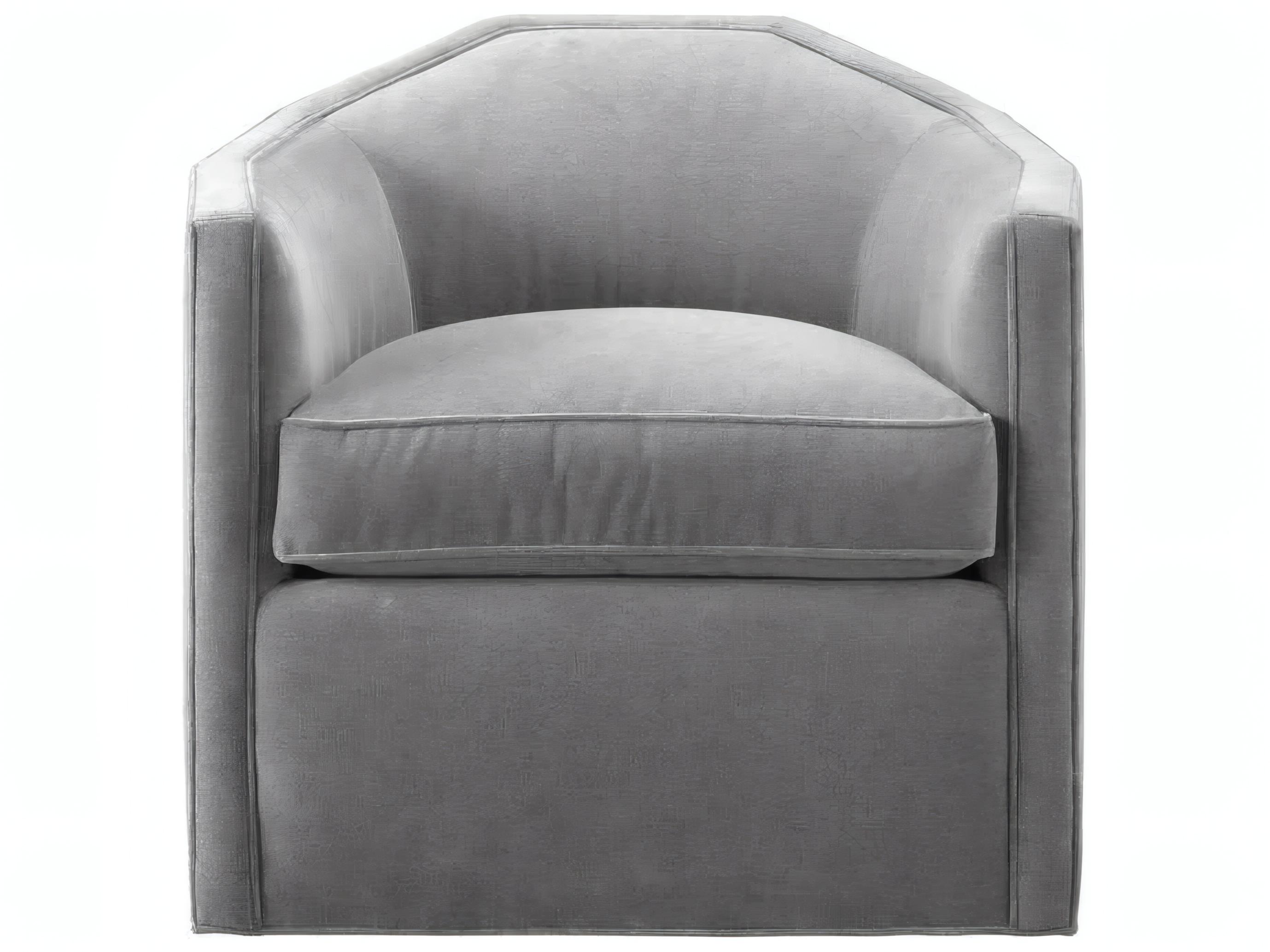 Mr. & Mrs. Howard Speakeasy Swivel Blue Accent Chair