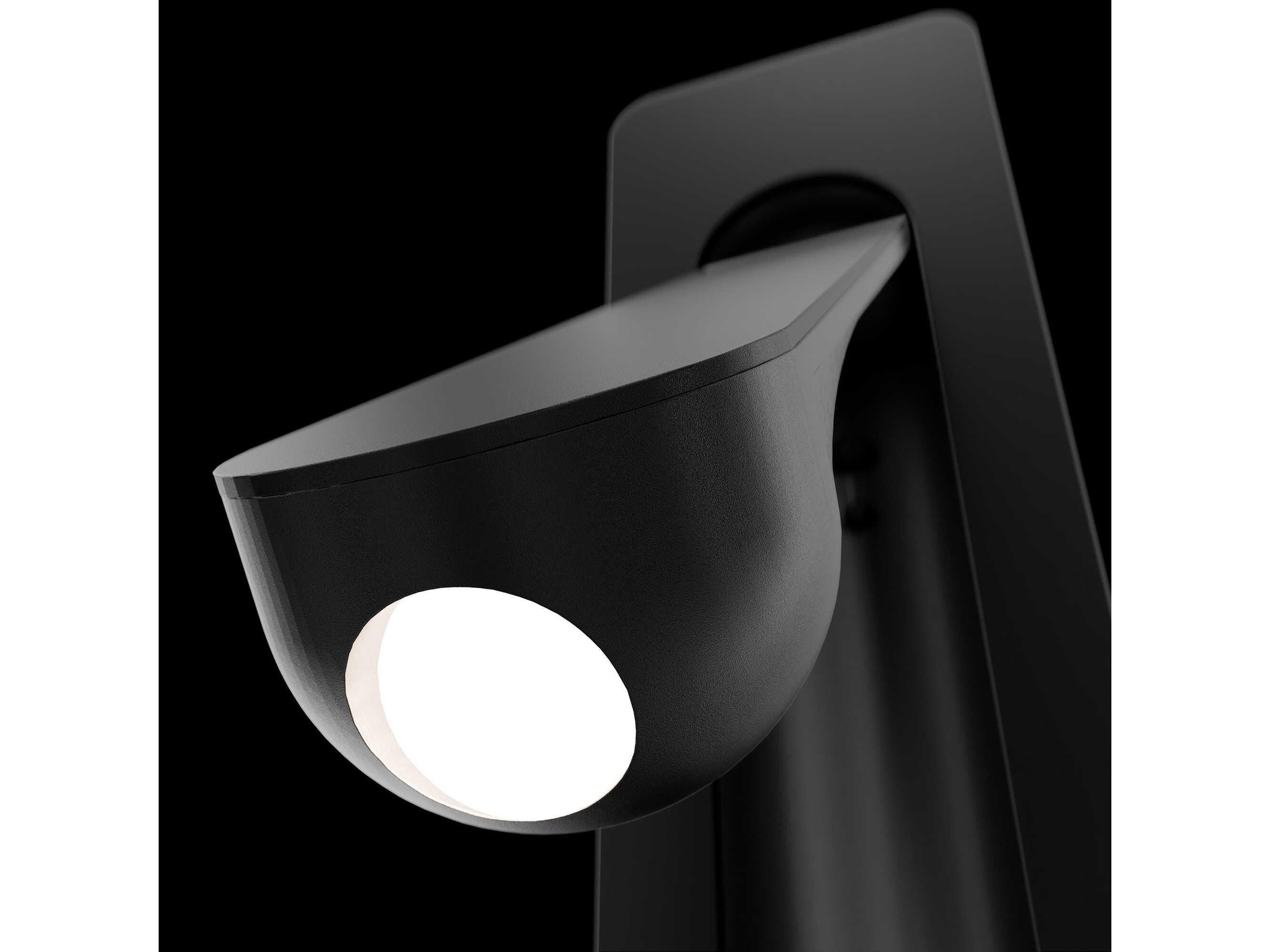 Modern Forms Line Up 1-Light Black Wall Sconce