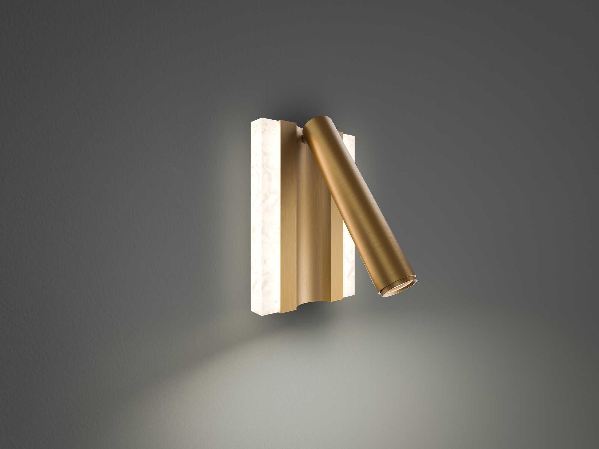 Modern Forms Ivery 1-Light Aged Brass Wall Sconce