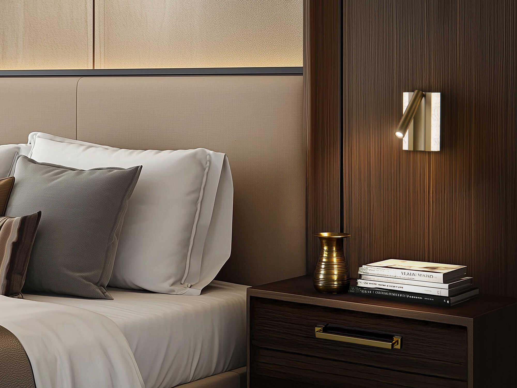 Modern Forms Ivery 1-Light Aged Brass Wall Sconce