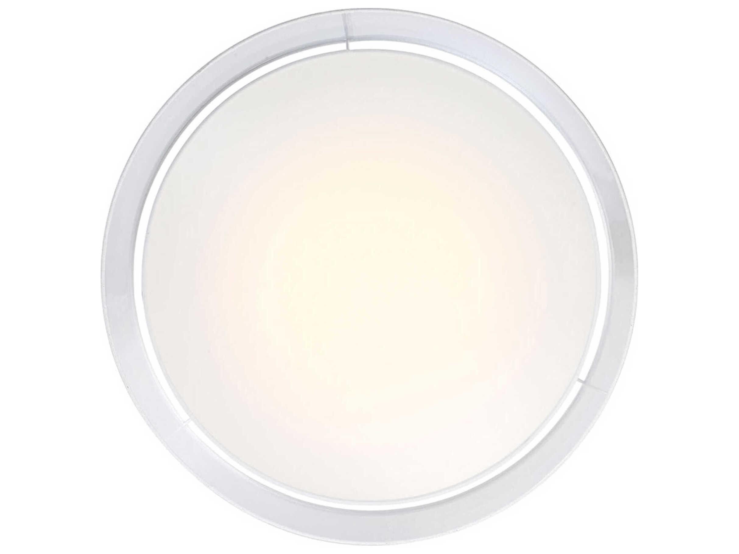 Modern Forms Metropolis 1-Light Brushed Nickel LED Drum Flush Mount