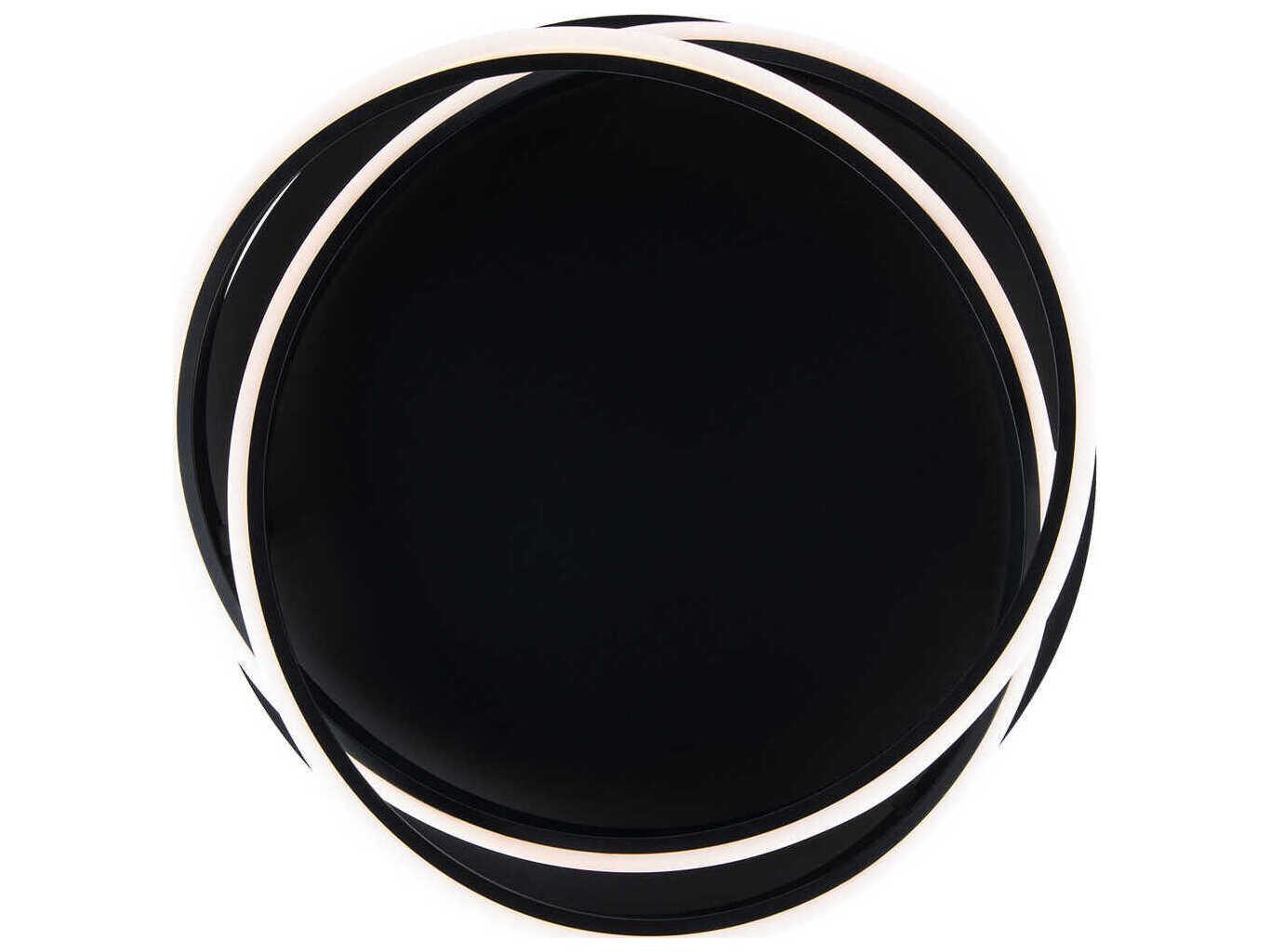 Modern Forms Veloce 1-Light Black LED Flush Mount