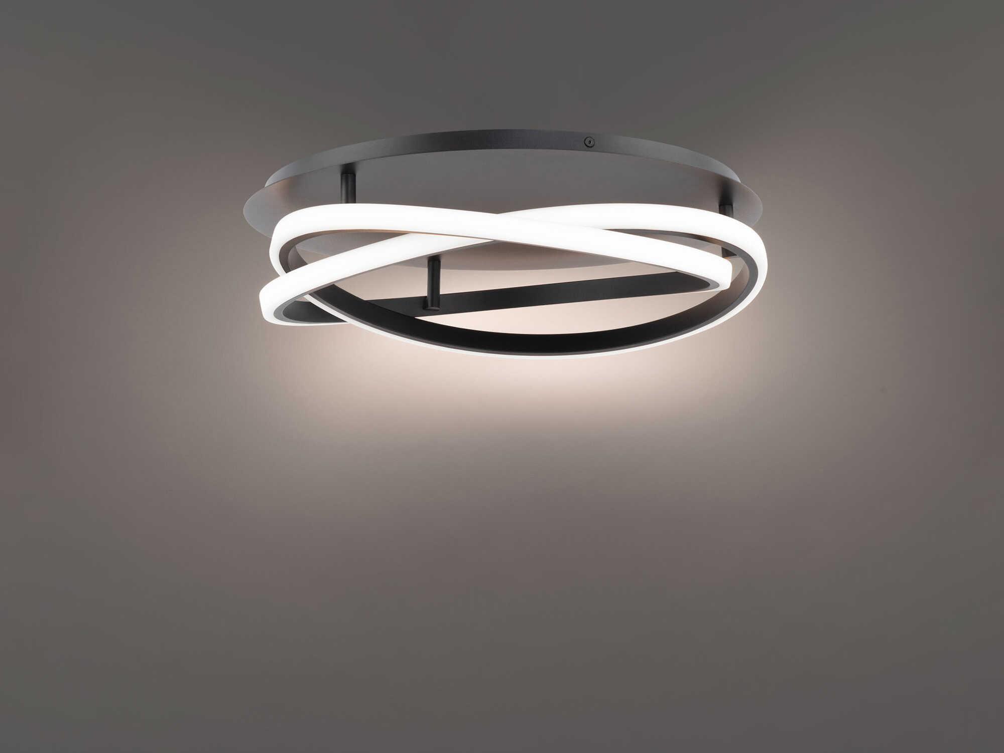 Modern Forms Veloce 1-Light Black LED Flush Mount