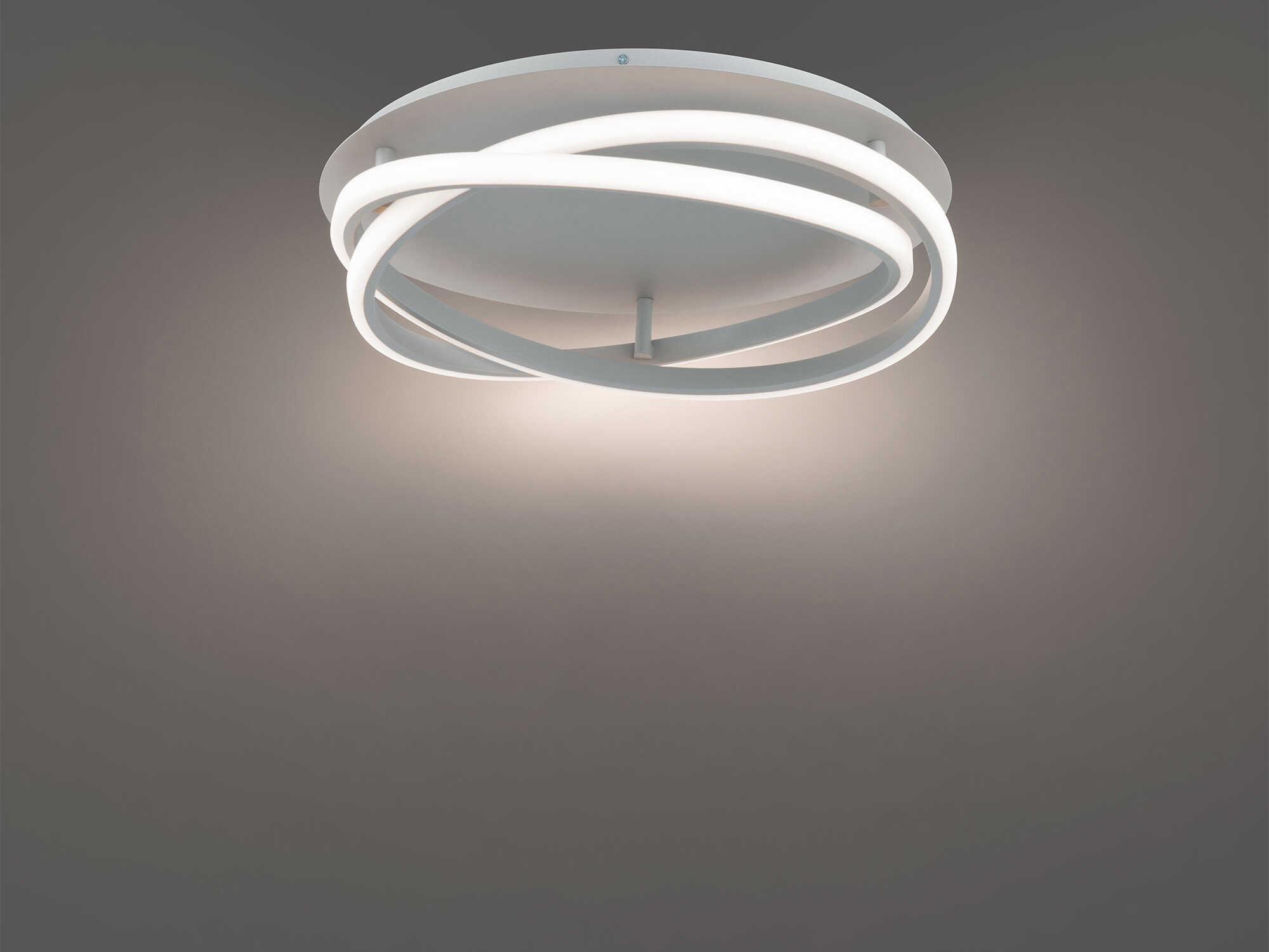 Modern Forms Veloce 1-Light Titanium Silver LED Flush Mount