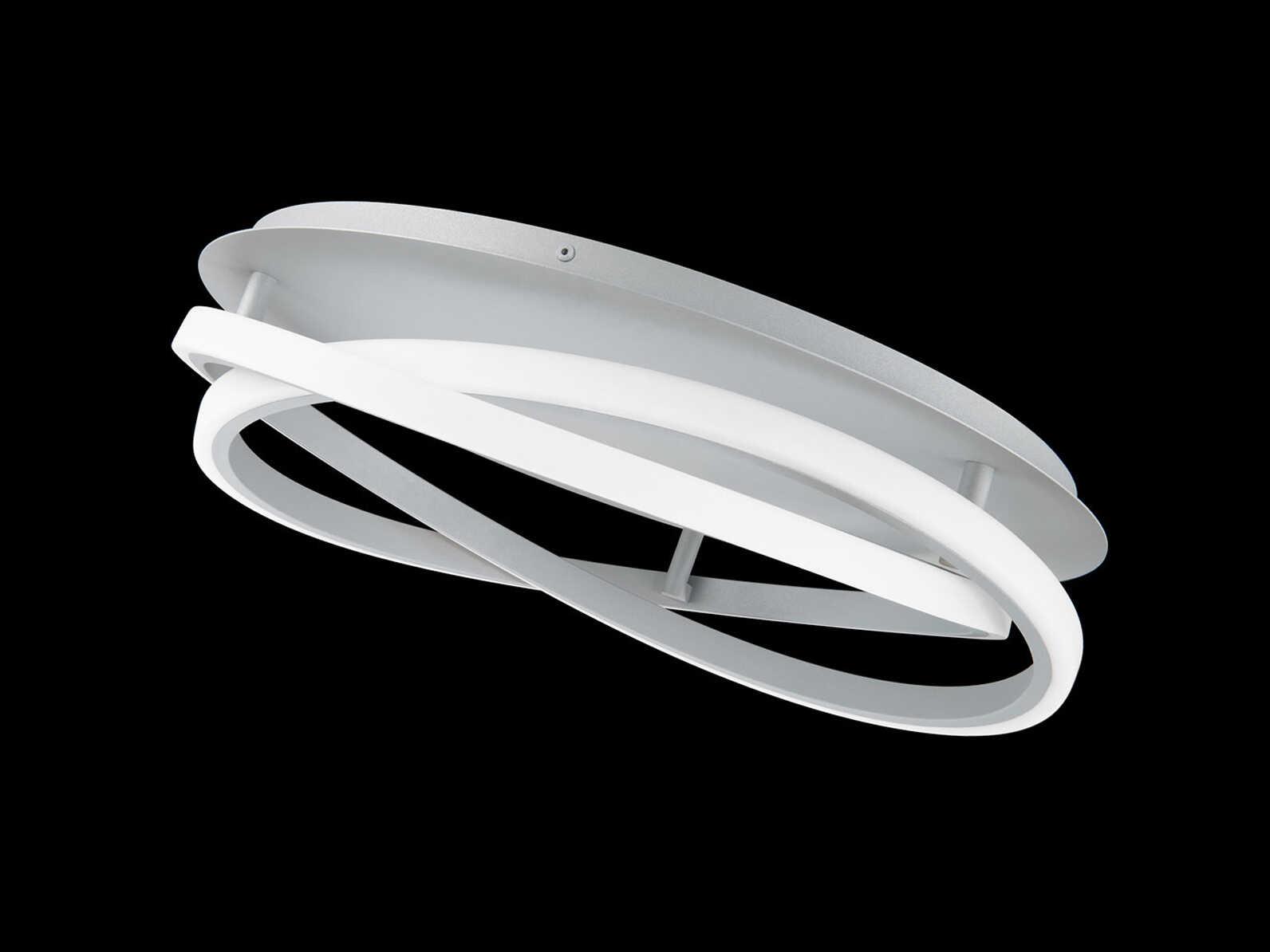 Modern Forms Veloce 1-Light Titanium Silver LED Flush Mount