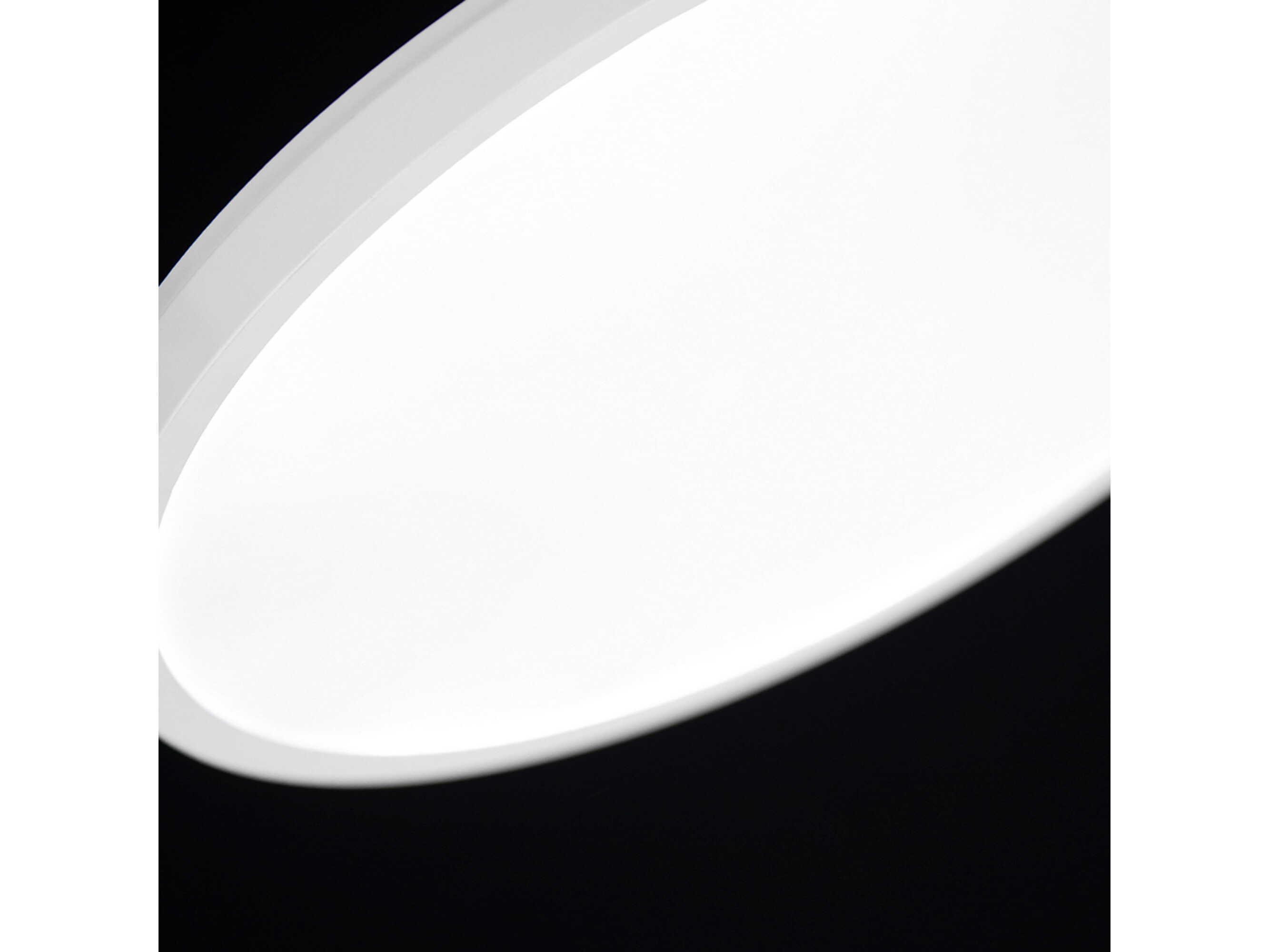 Modern Forms Argo 1-Light White LED Round Flush Mount