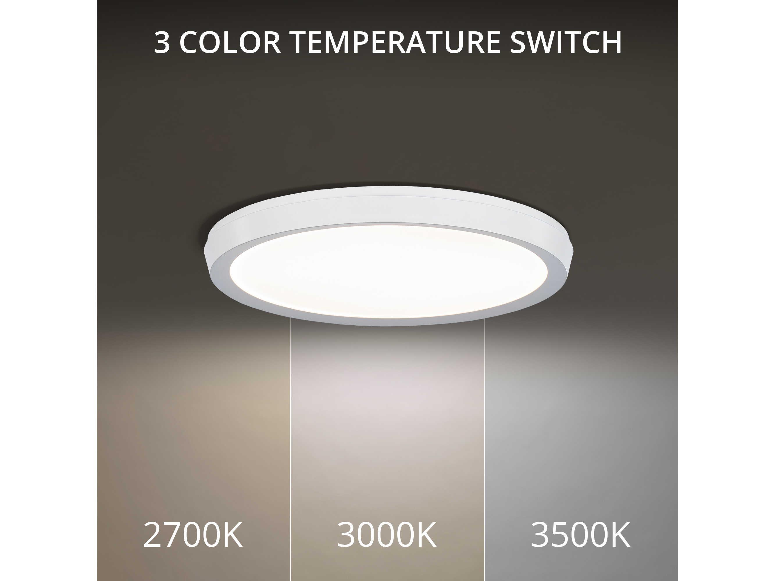 Modern Forms Argo 1-Light White LED Round Flush Mount