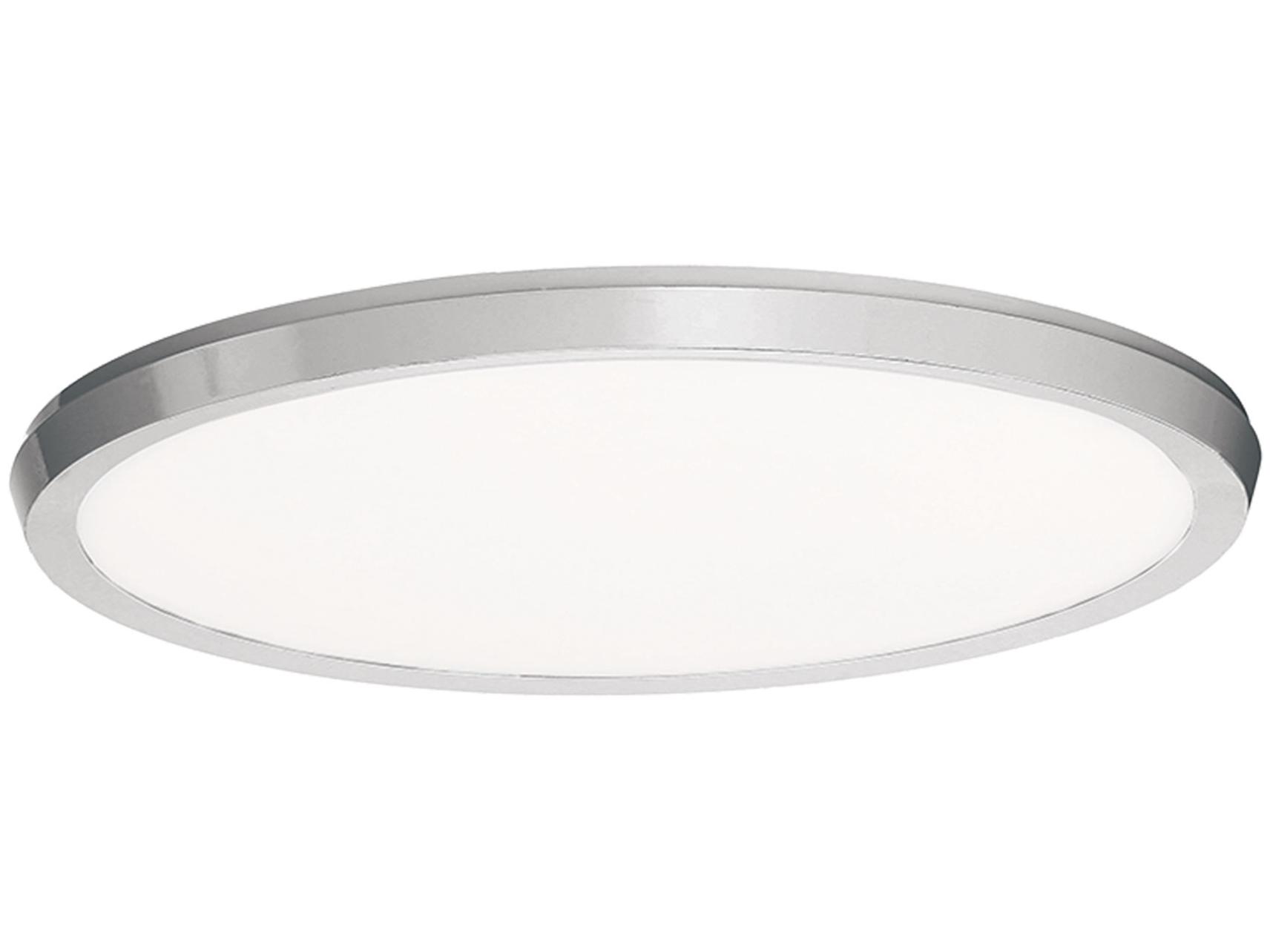 Modern Forms Argo 1-Light Brushed Nickel LED Round Flush Mount