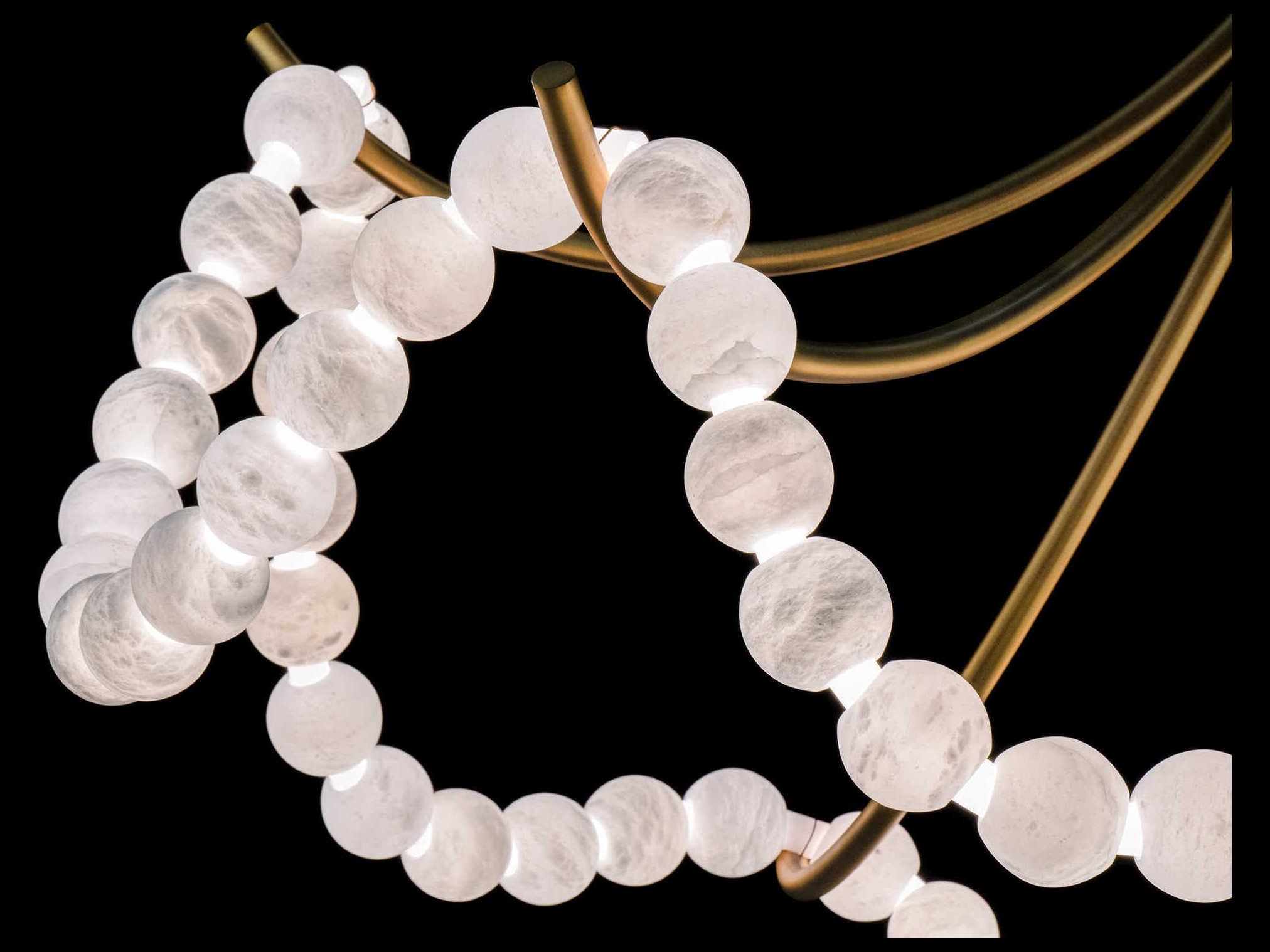 Modern Forms Parel 1-Light Aged Brass Semi Flush Mount