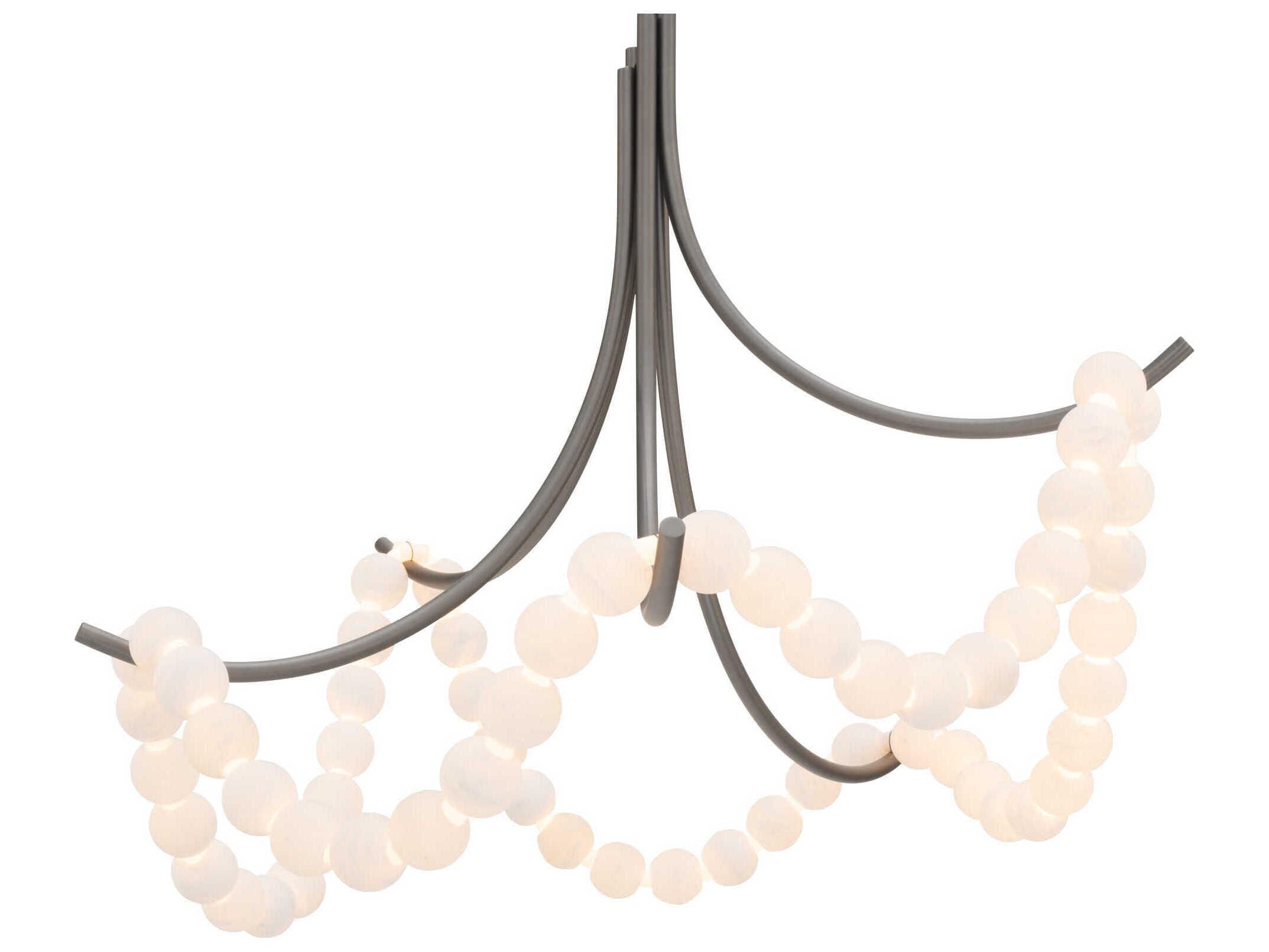 Modern Forms Parel 1-Light Antique Nickel Semi Flush Mount