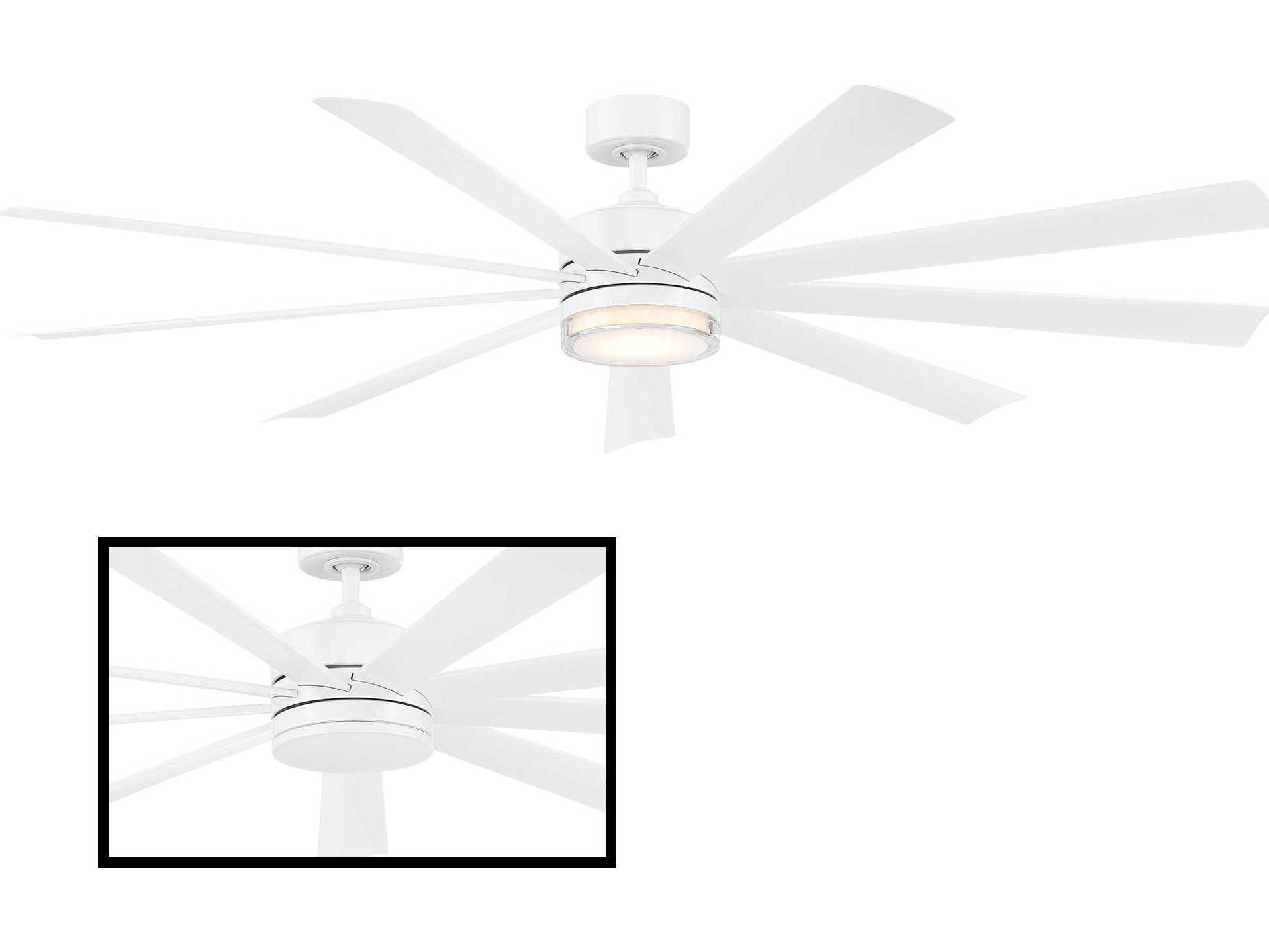 Modern Forms Wynd-Xl 1 - Light 72" LED Ceiling Fan