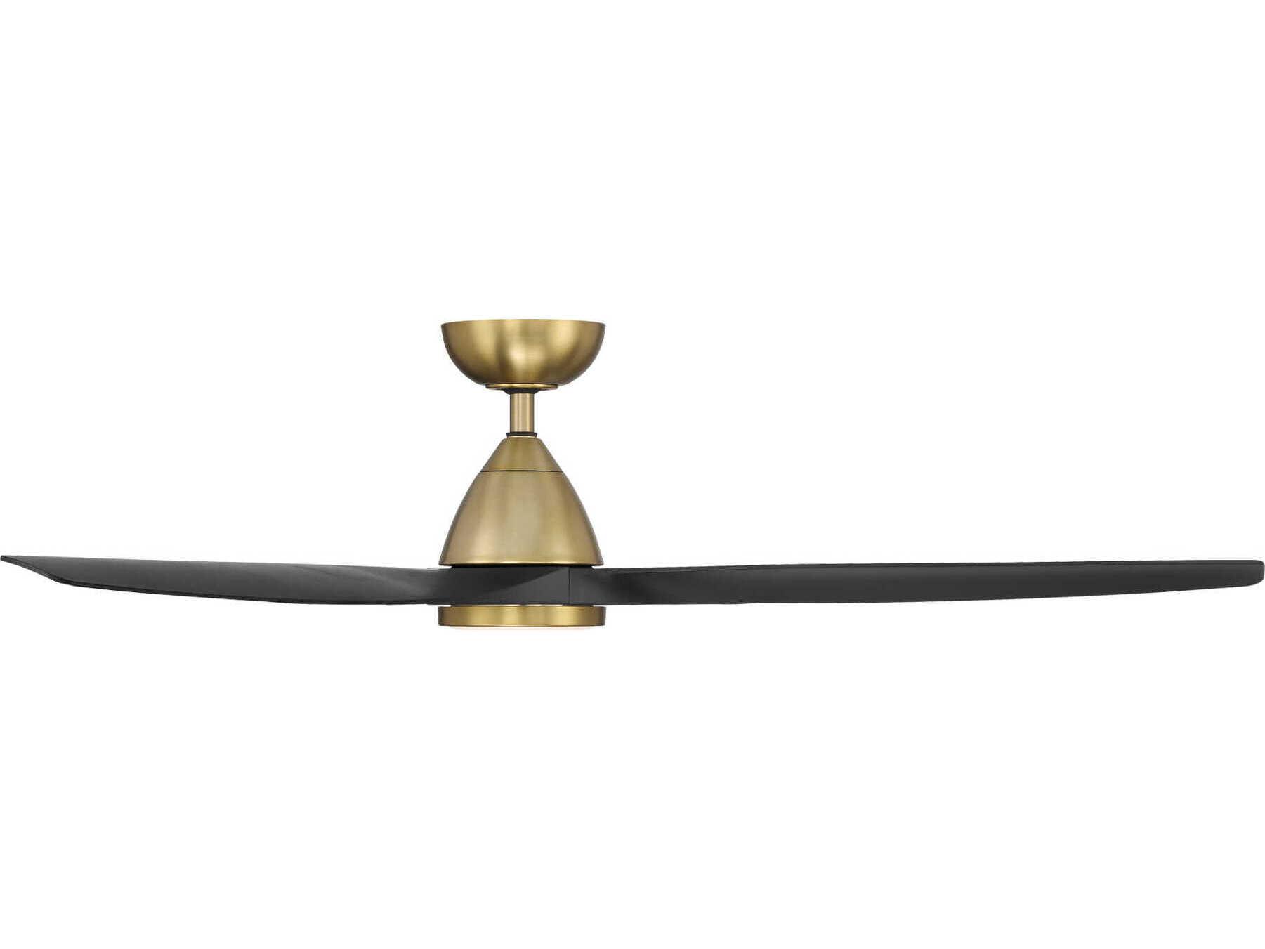 Modern Forms Skylark Soft Brass / Matte Black 62" Ceiling Fan