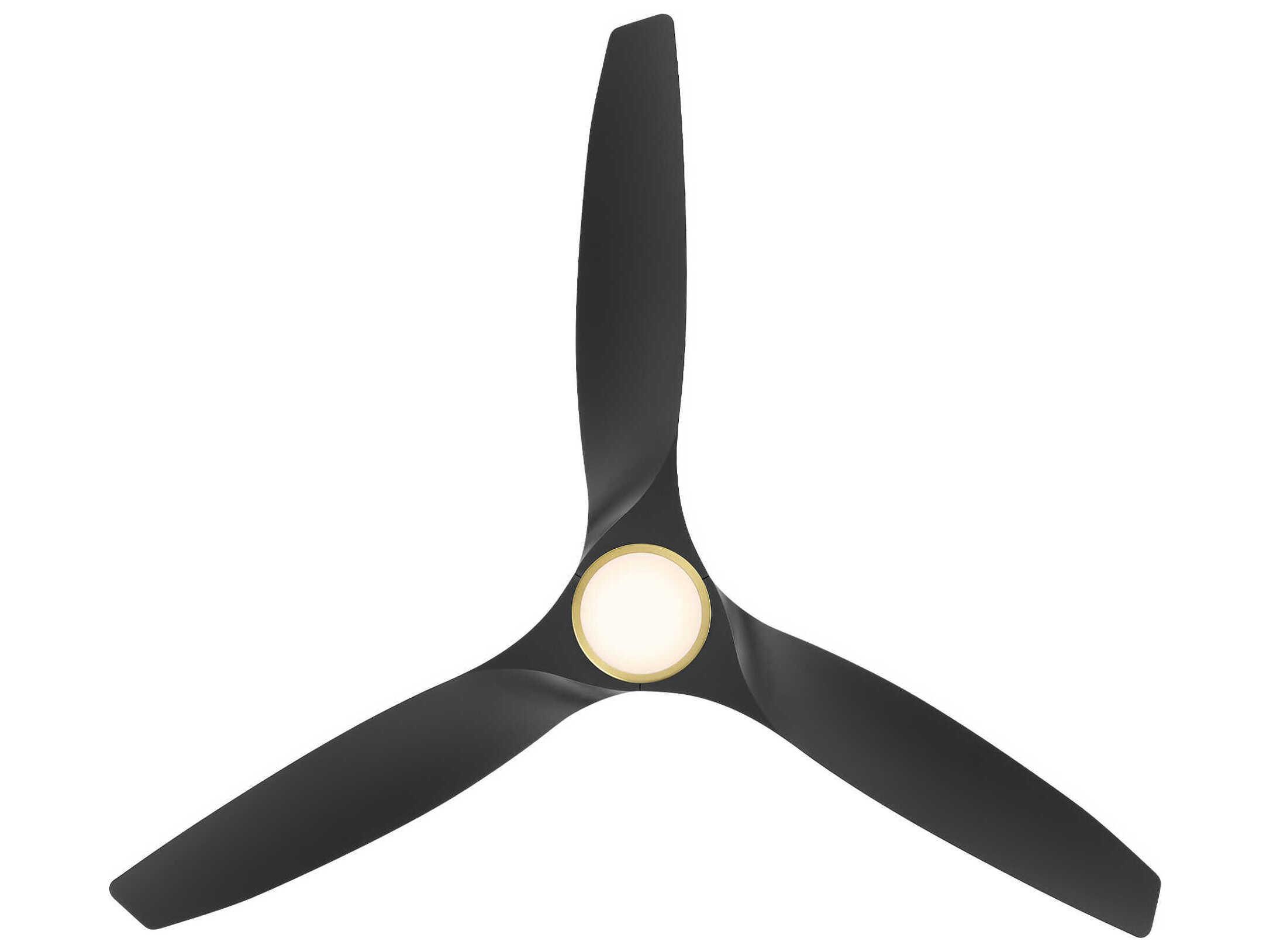 Modern Forms Skylark Soft Brass / Matte Black 62" Ceiling Fan