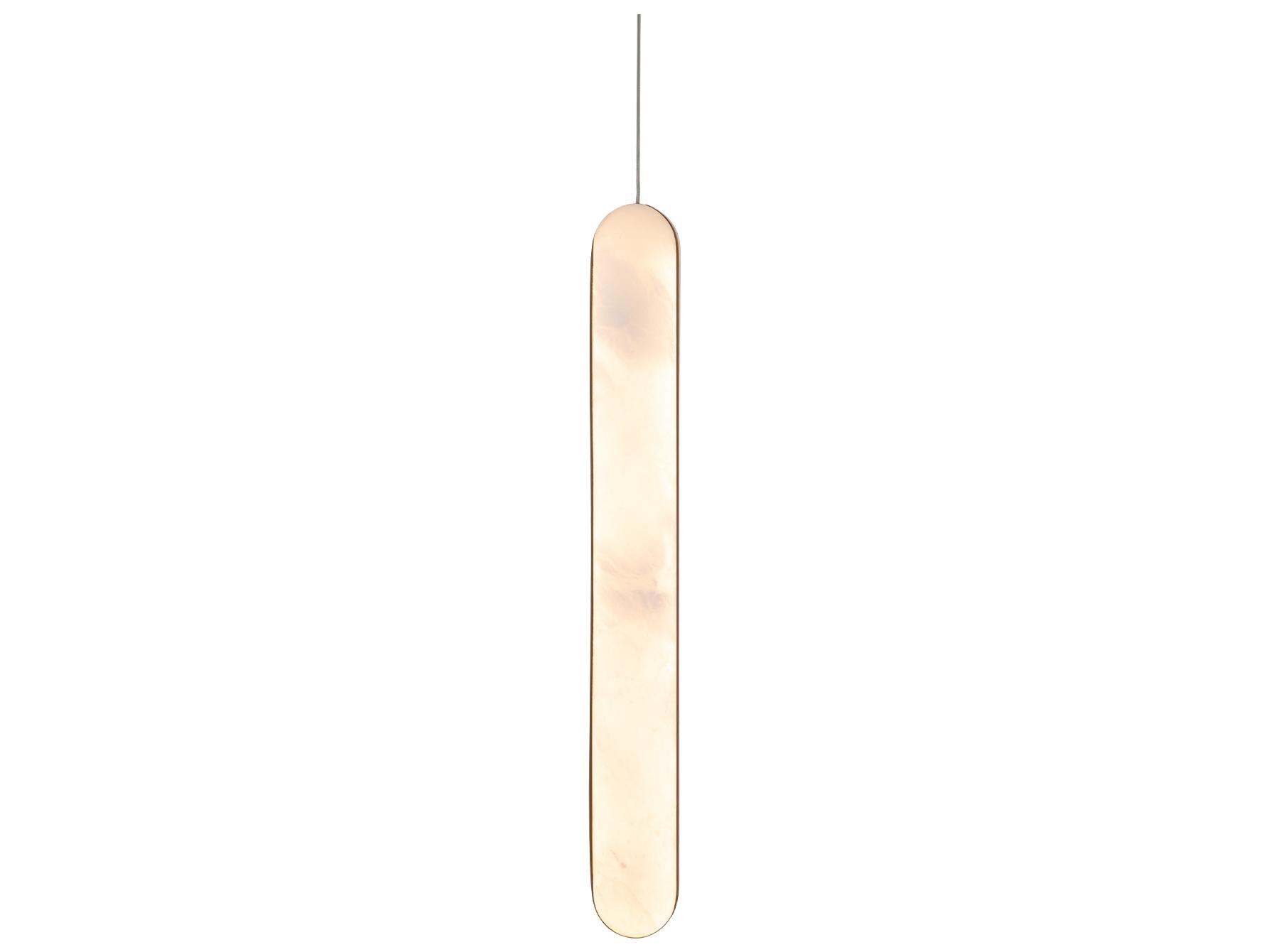 Modern Forms Cadiz 1-Light Aged Brass Linear Mini Pendant