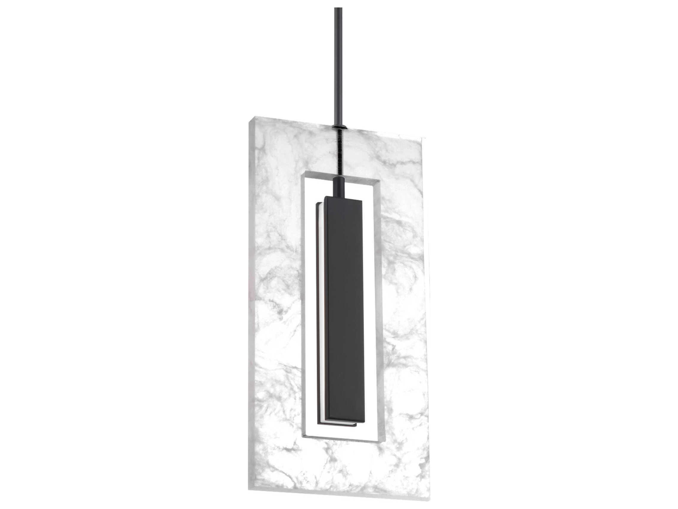 Modern Forms Cambria 1-Light Black LED Geometric Mini Pendant